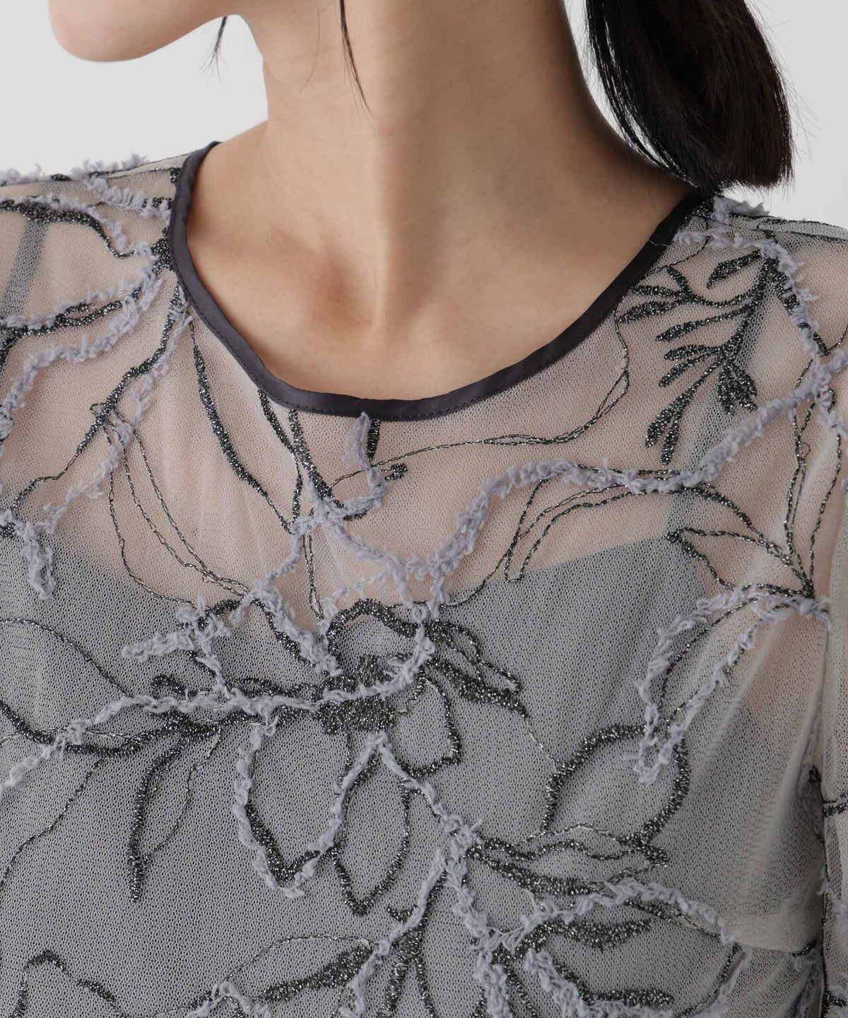kaene/エンブロイダリーモールレースドレス 6716219037