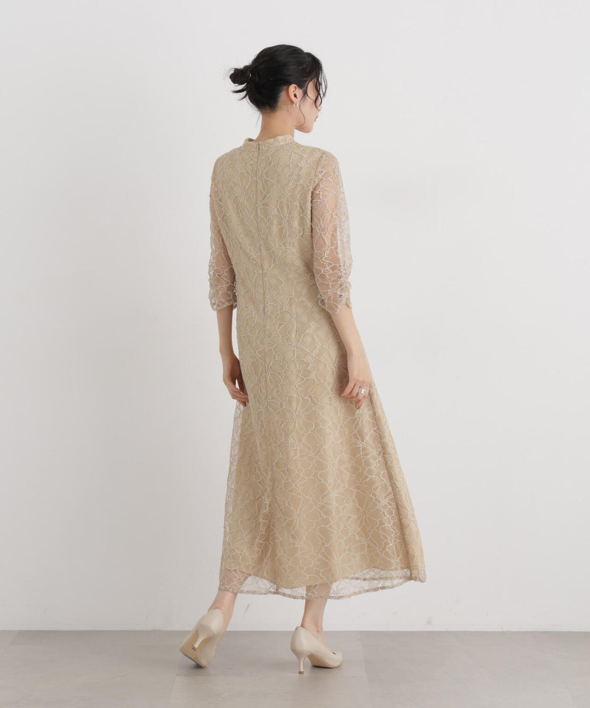 kaene/コードレースチョーカーネックドレス 6716219038