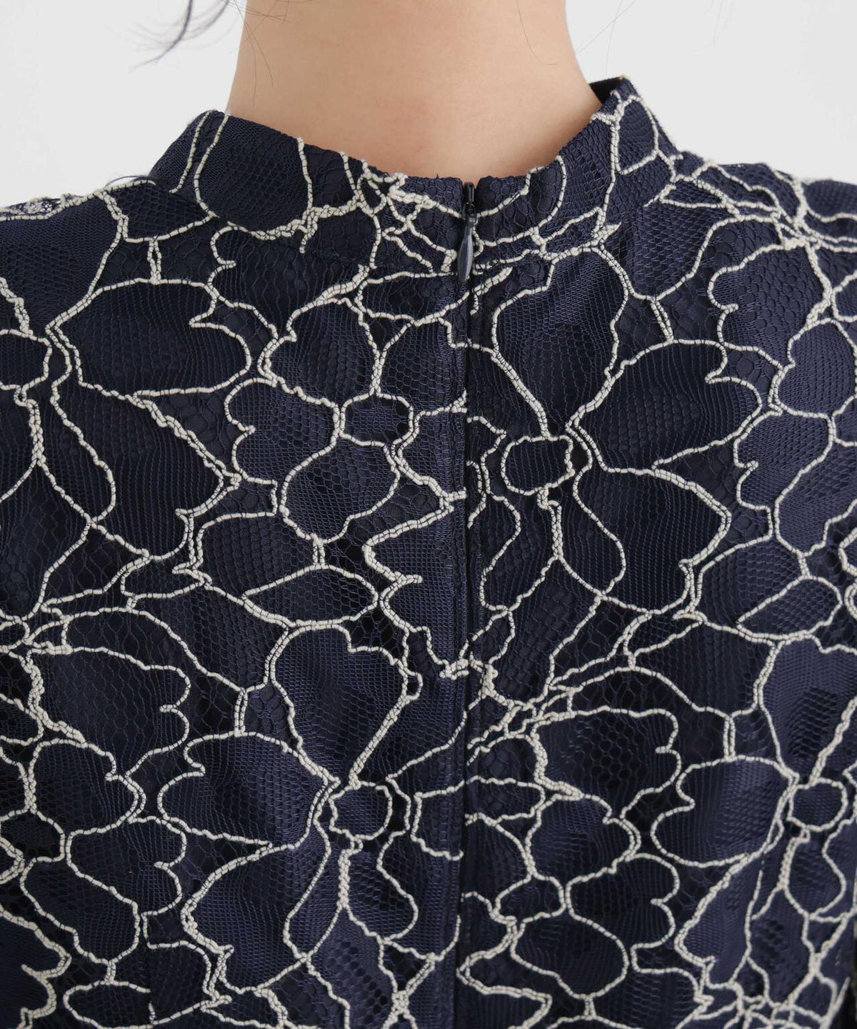 kaene/コードレースチョーカーネックドレス 6716219038