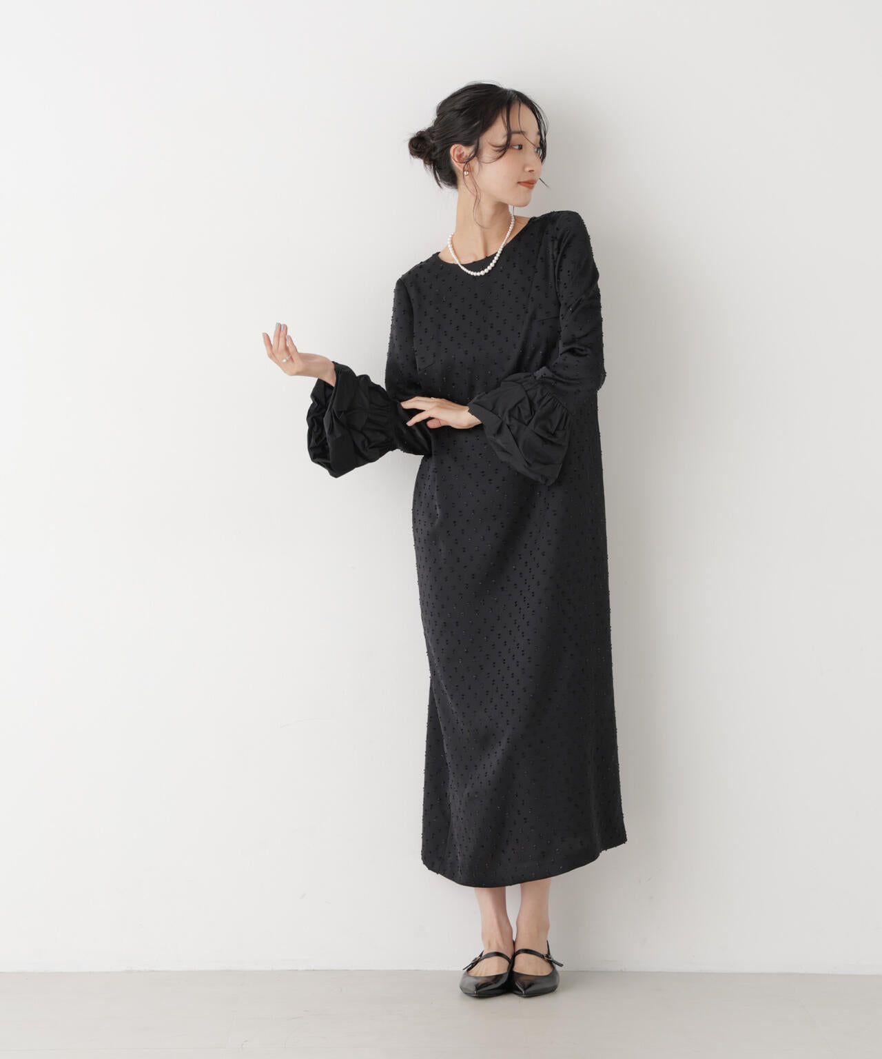 kaene/スモックカフスドビードレス 6716219039