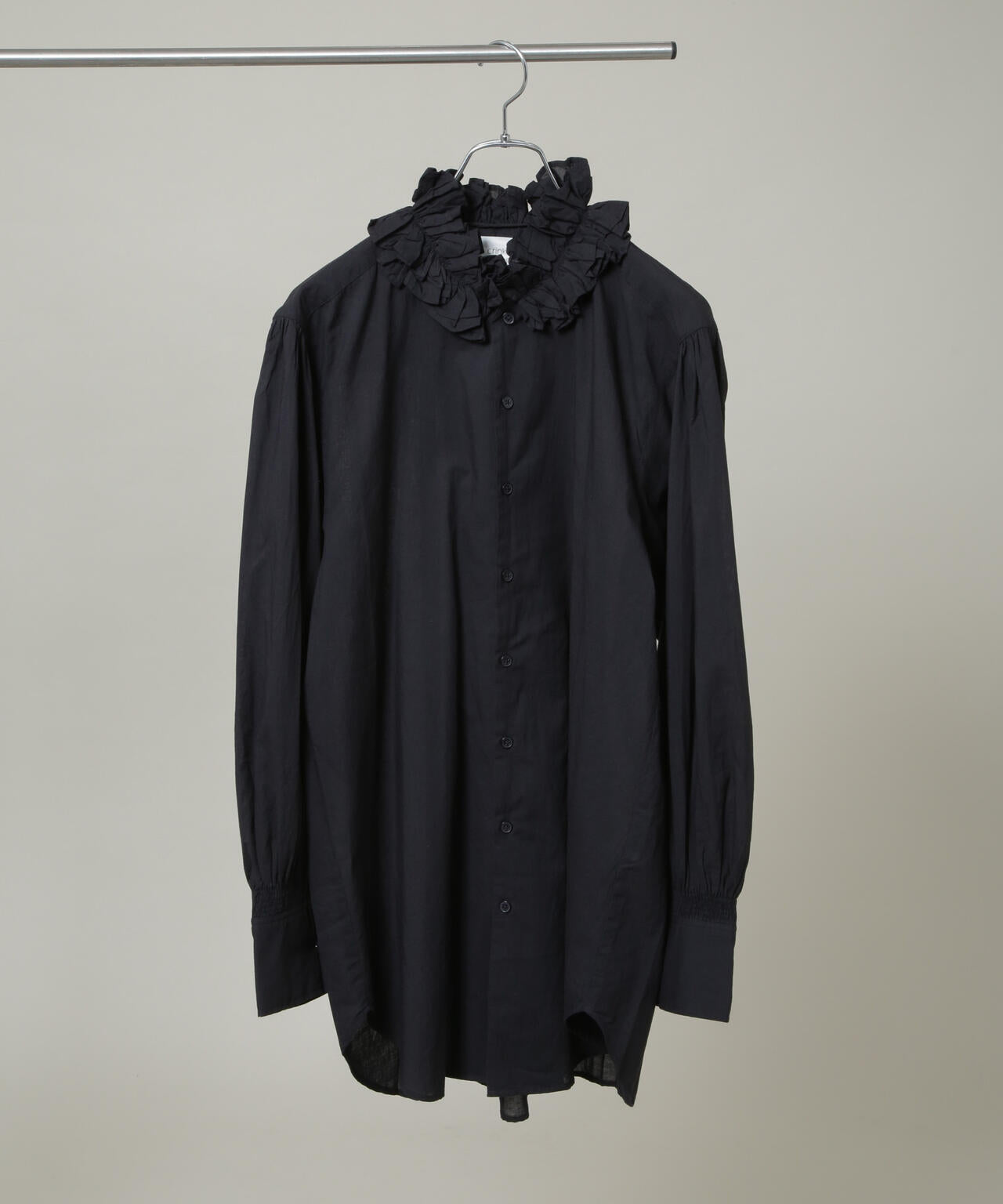 crinkle crinkle crinkle/cotton frill collar shirts 6716220003