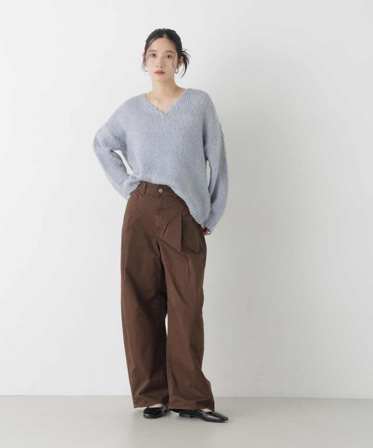 TRICOTS JEAN MARC/Vネックプルオーバー 6716222001