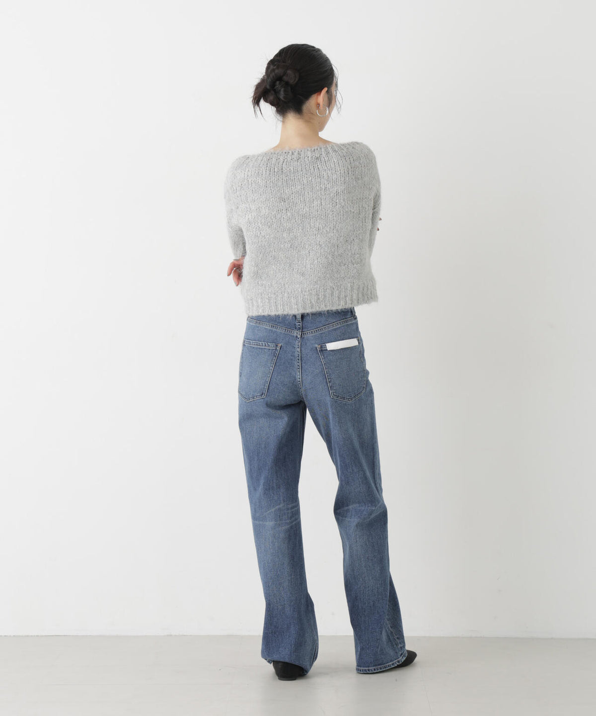 TRICOTS JEAN MARC/ボートネックショートプルオーバー 6716222002
