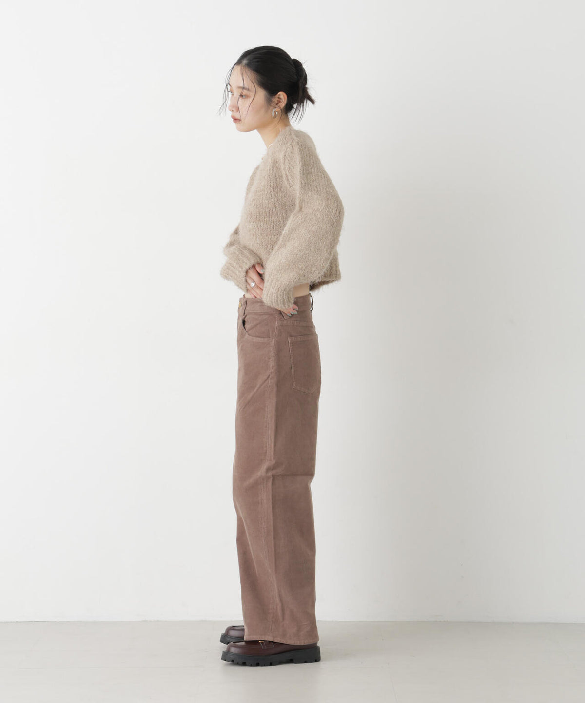 TRICOTS JEAN MARC/ボートネックショートプルオーバー 6716222002