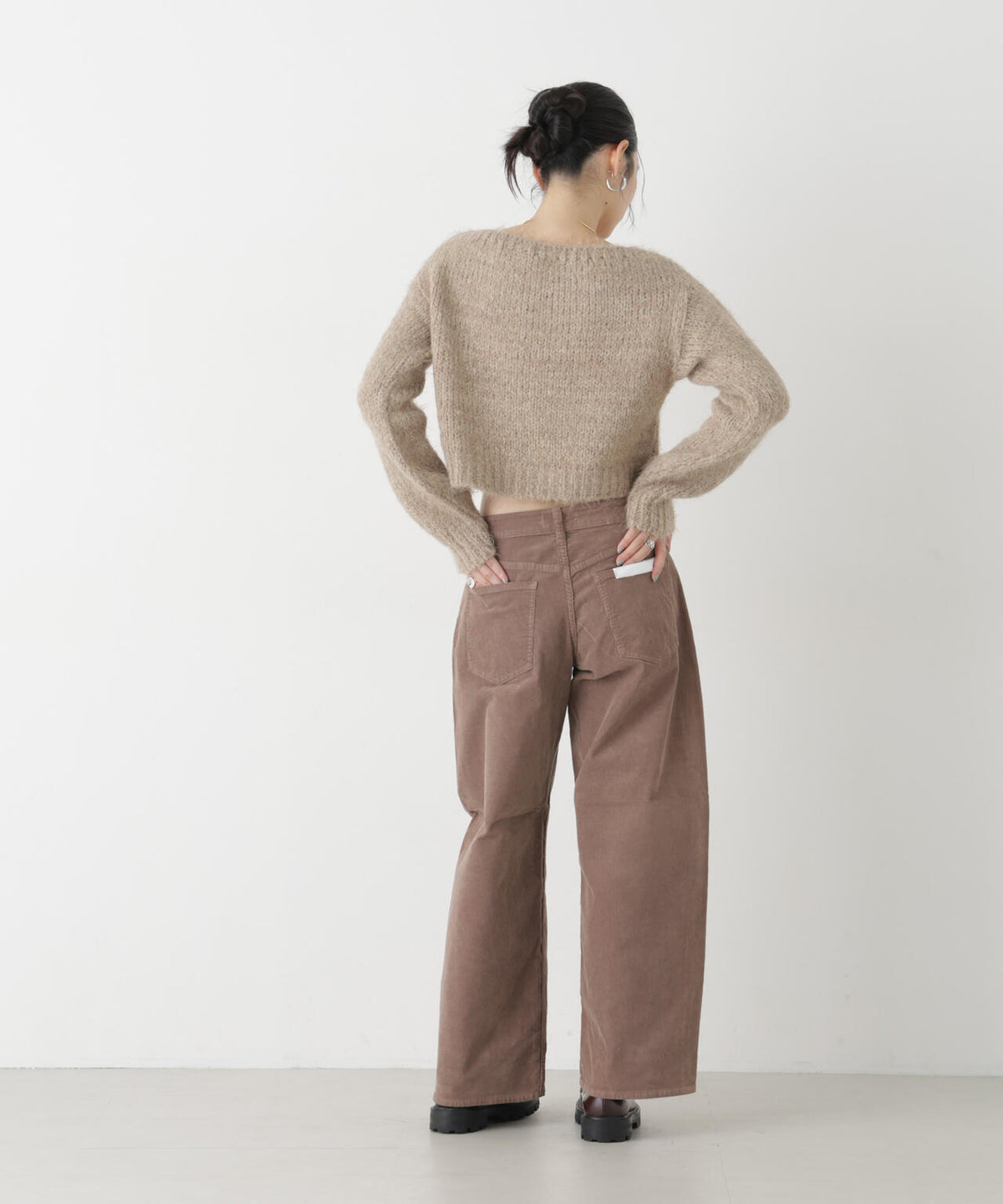 TRICOTS JEAN MARC/ボートネックショートプルオーバー 6716222002