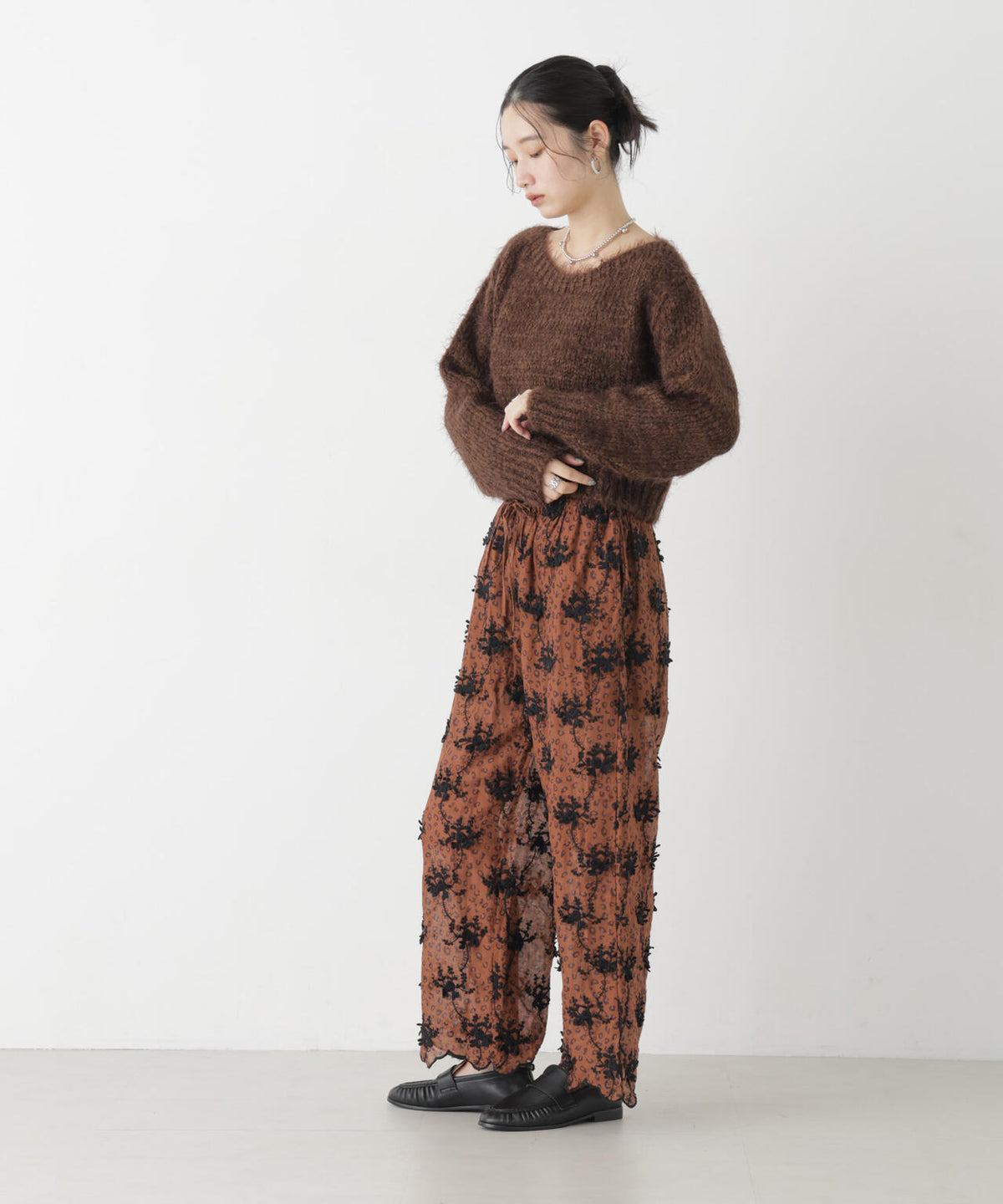 TRICOTS JEAN MARC/ボートネックショートプルオーバー 6716222002