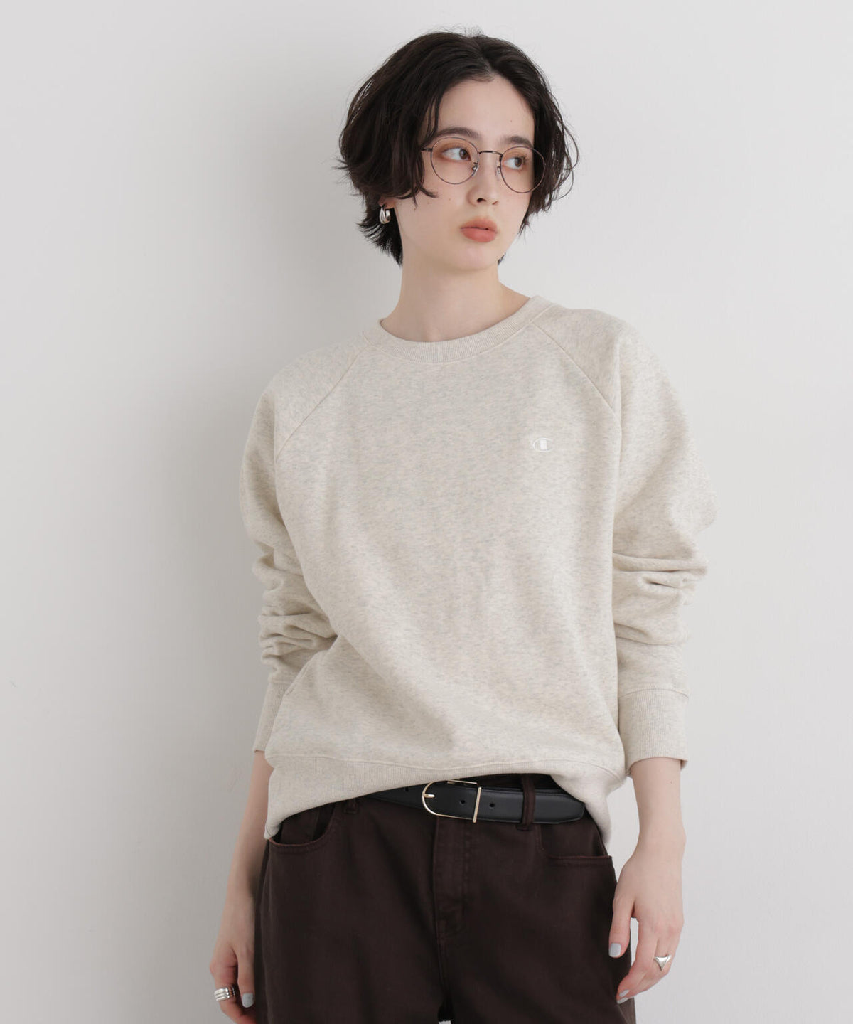 Champion/RAGLAN SLEEVE SWEATSHIRT 6716223004