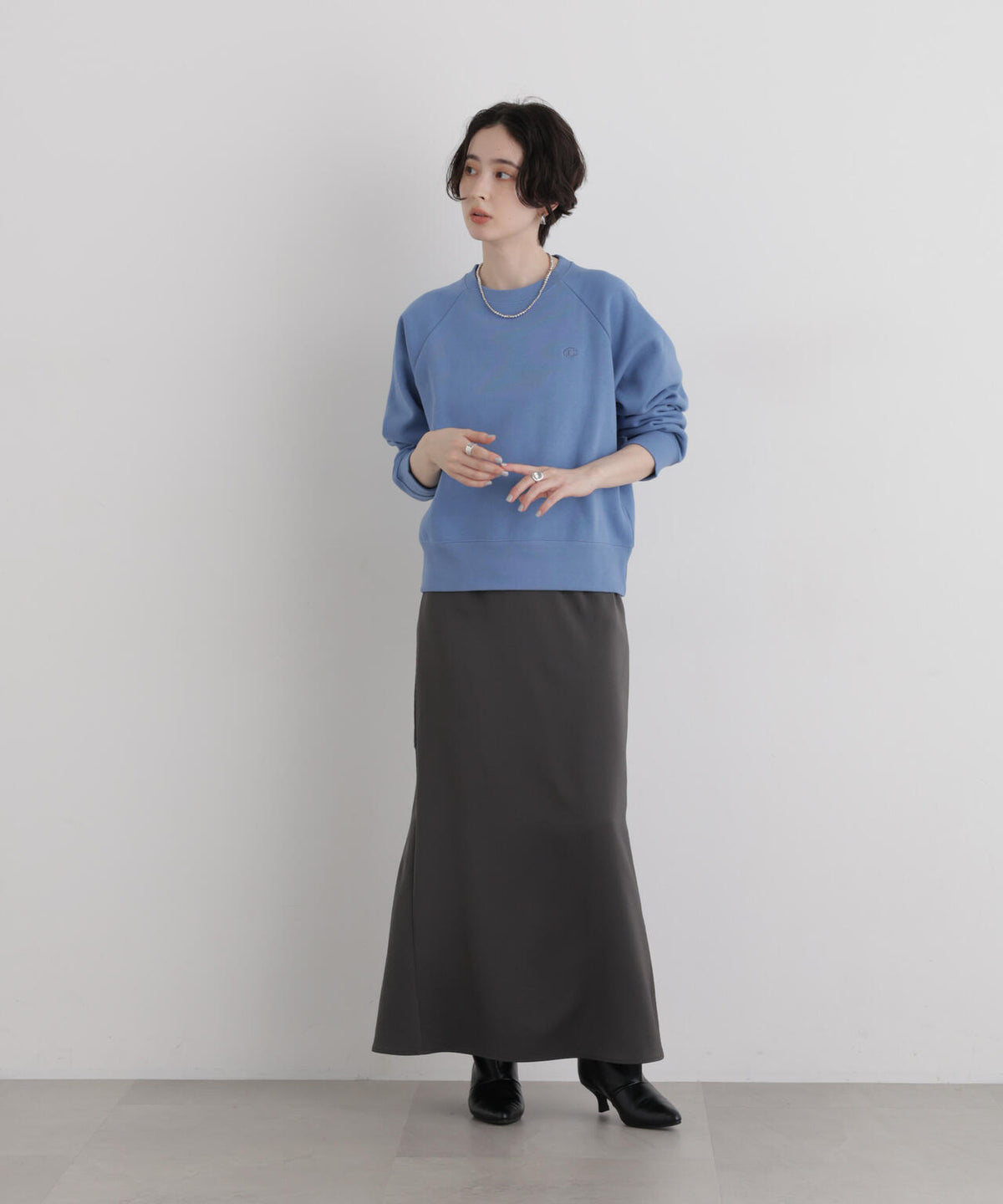 Champion/RAGLAN SLEEVE SWEATSHIRT 6716223004