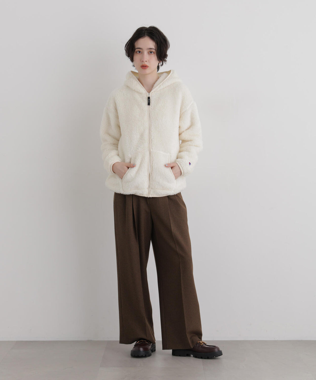 Champion/ZIP HOODED JACKET 6716223006