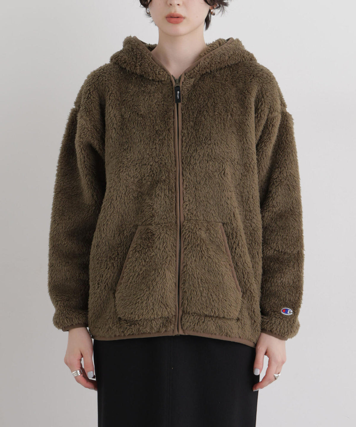 Champion/ZIP HOODED JACKET 6716223006