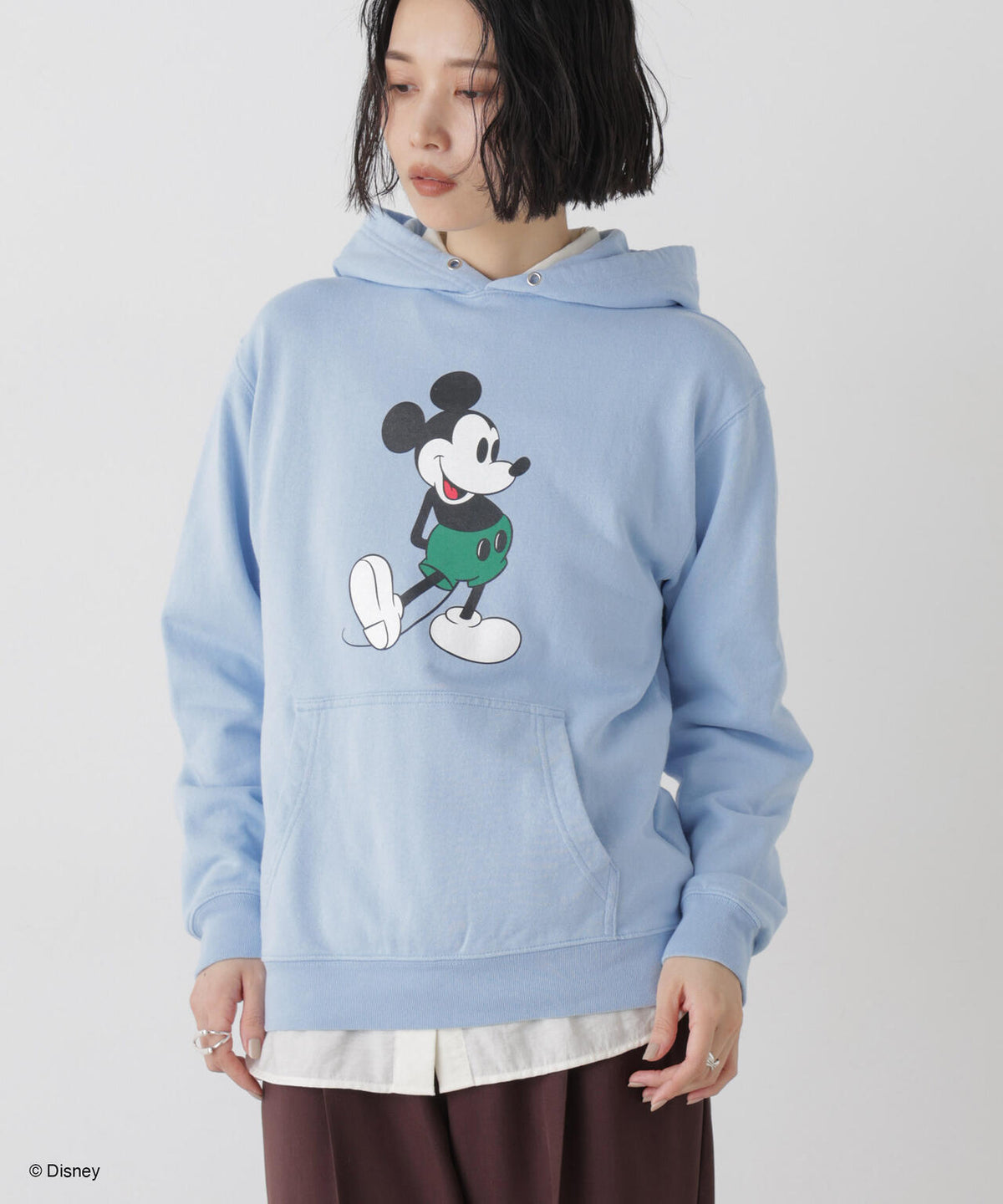 GOOD ROCK SPEED/ MICKEY / Hoodie Lt.Blue 6716223036