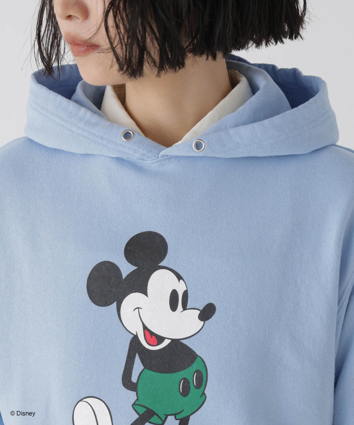 GOOD ROCK SPEED/ MICKEY / Hoodie Lt.Blue 6716223036