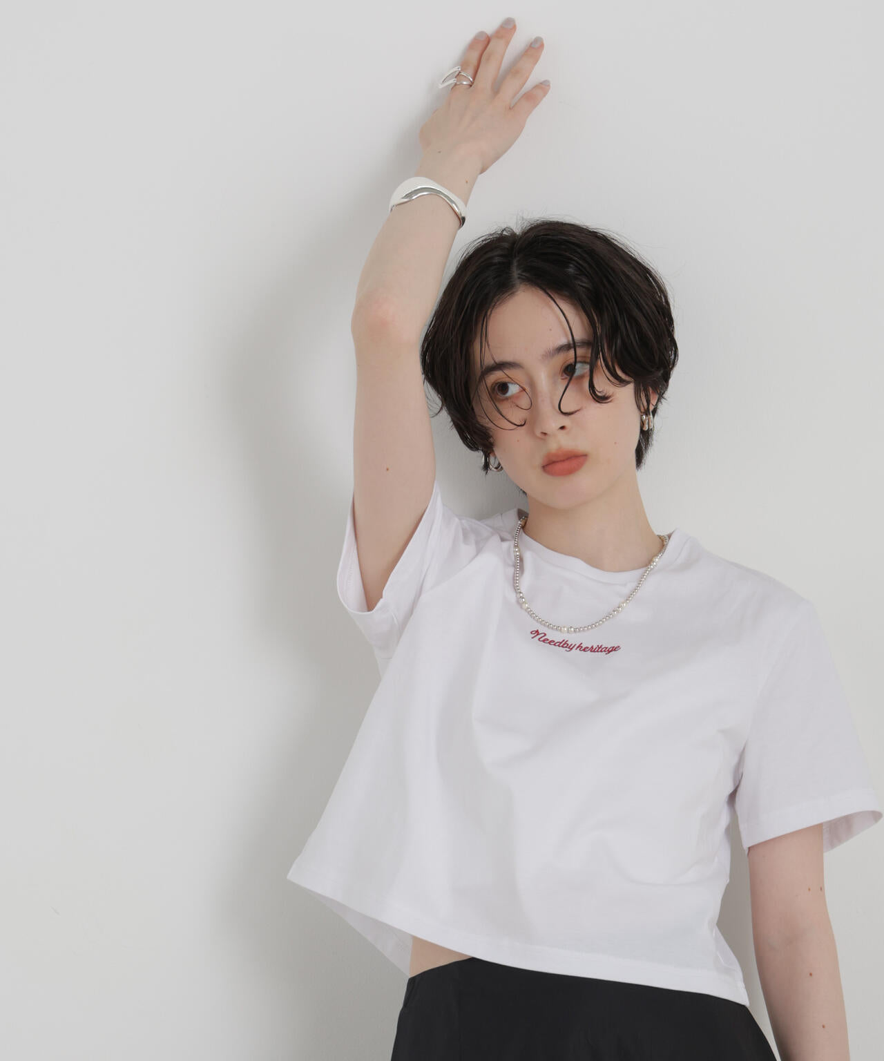 NEEDBY heritage/別注 CROPPED TEE 6716224001