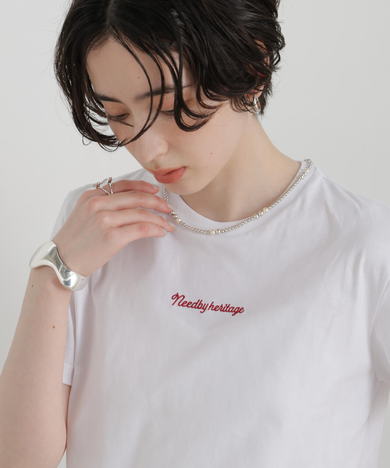 NEEDBY heritage/別注 CROPPED TEE 6716224001