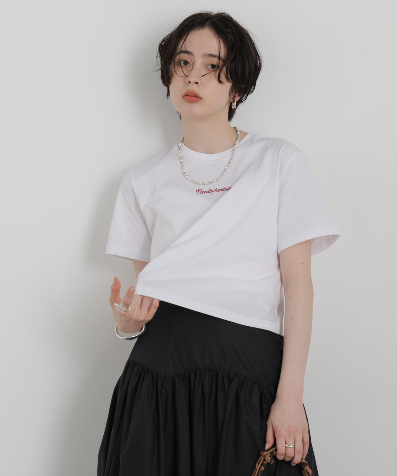 NEEDBY heritage/別注 CROPPED TEE 6716224001