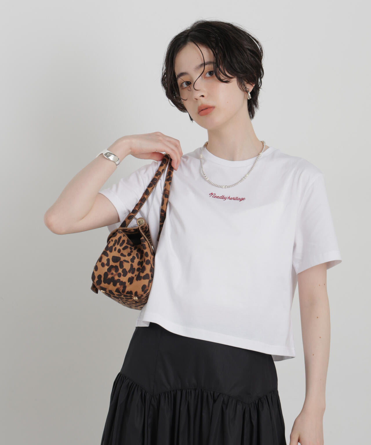 NEEDBY heritage/別注 CROPPED TEE 6716224001