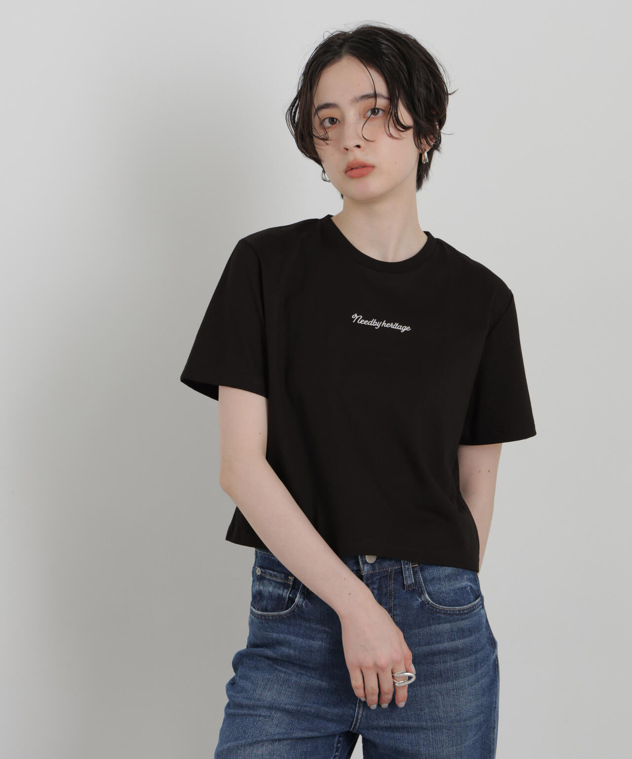 NEEDBY heritage/別注 CROPPED TEE 6716224001