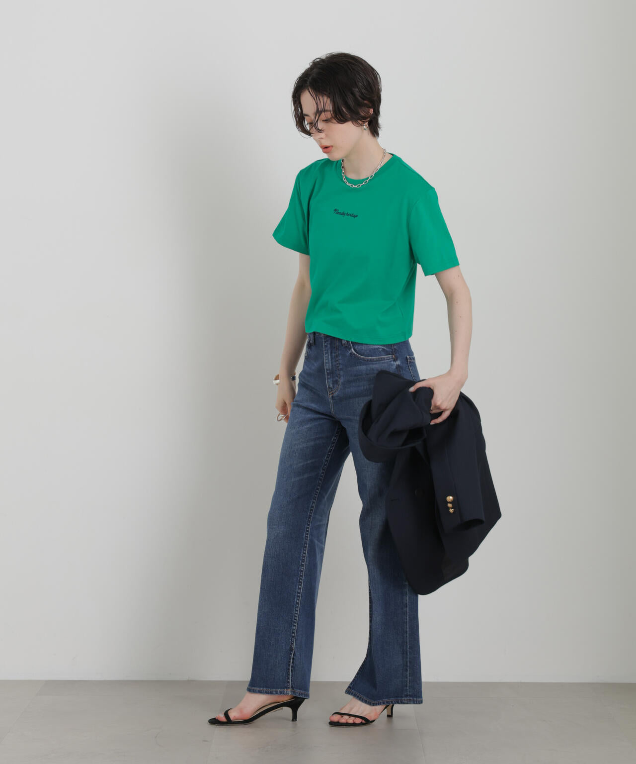 NEEDBY heritage/別注 CROPPED TEE 6716224001