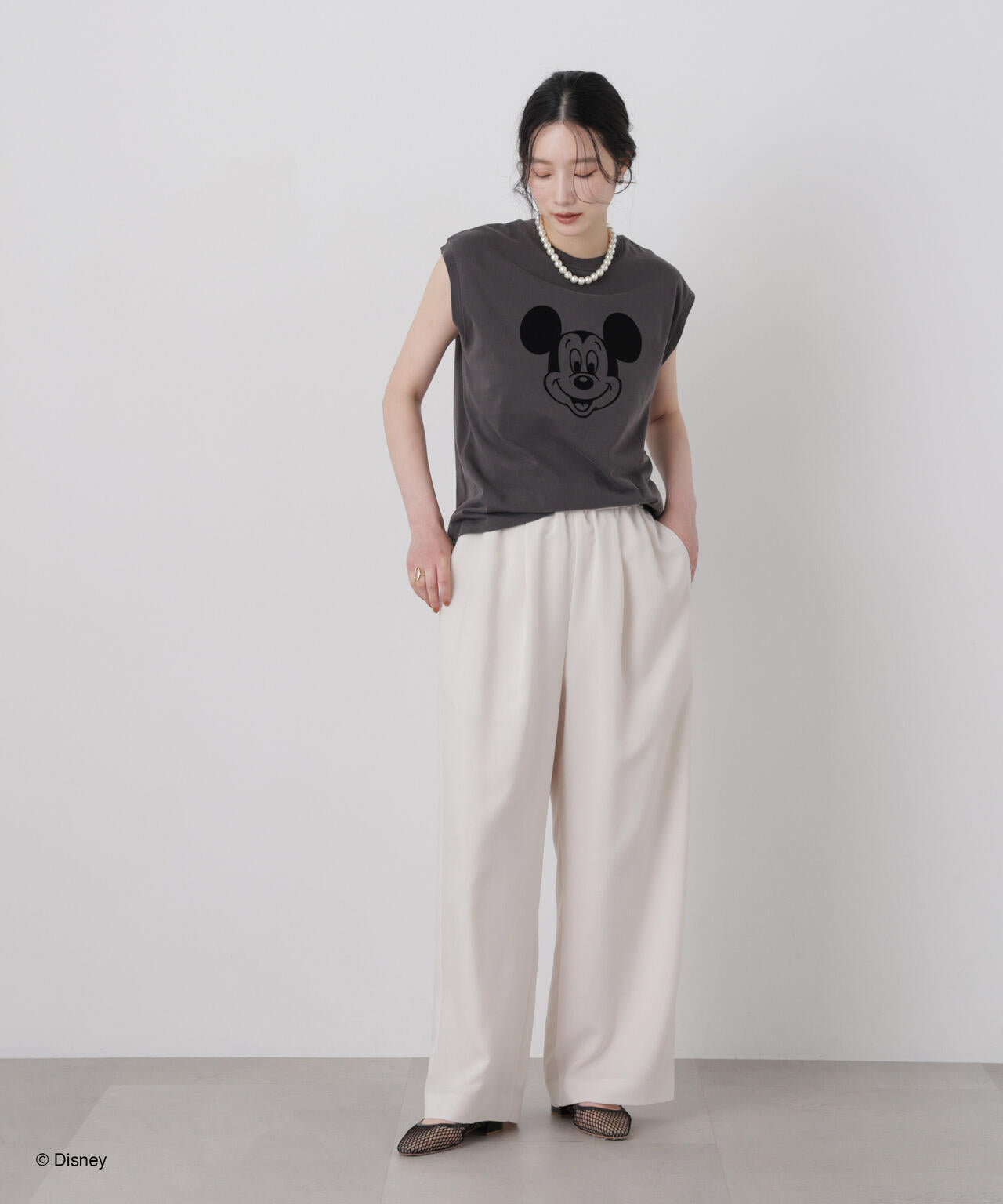 GOOD ROCK SPEED/ Mickey /French sleeve shirts 6716224006