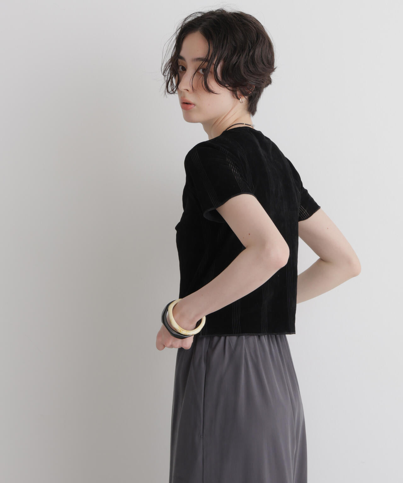 Robert P. Miller/別注 フロッキーメッシュT 6716224008