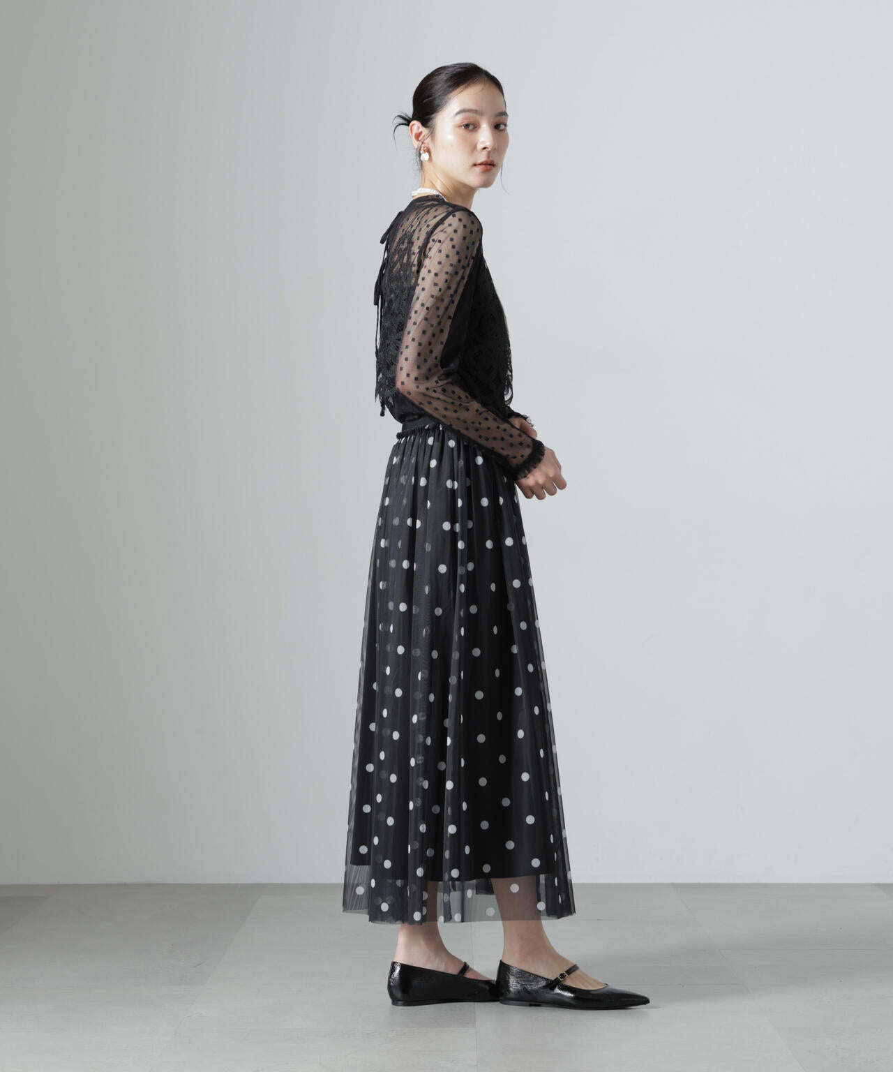 troisiemechaco/DOT×TULLE スカート(セットアップ可) 6716230006