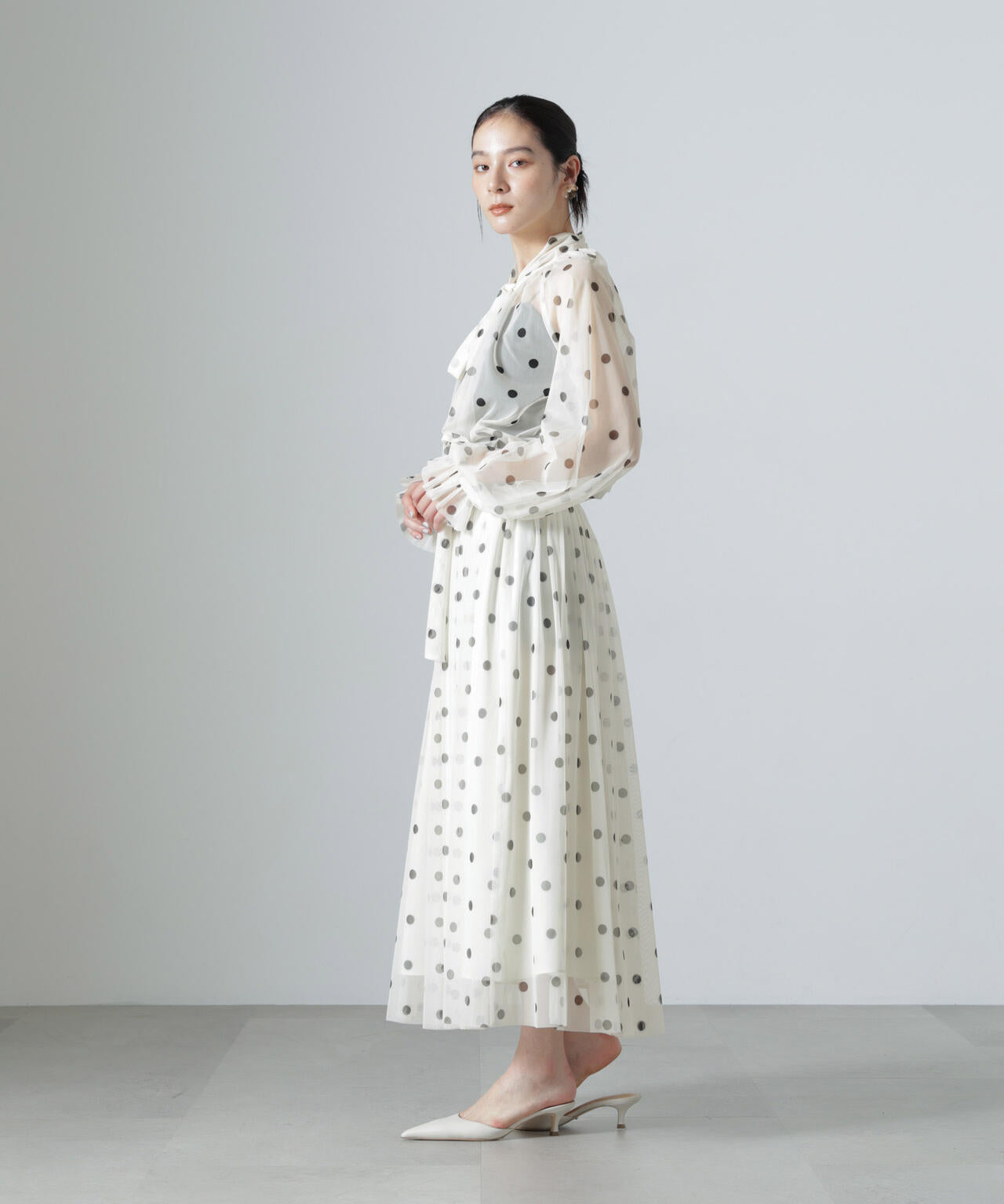 troisiemechaco/DOT×TULLE スカート(セットアップ可) 6716230006