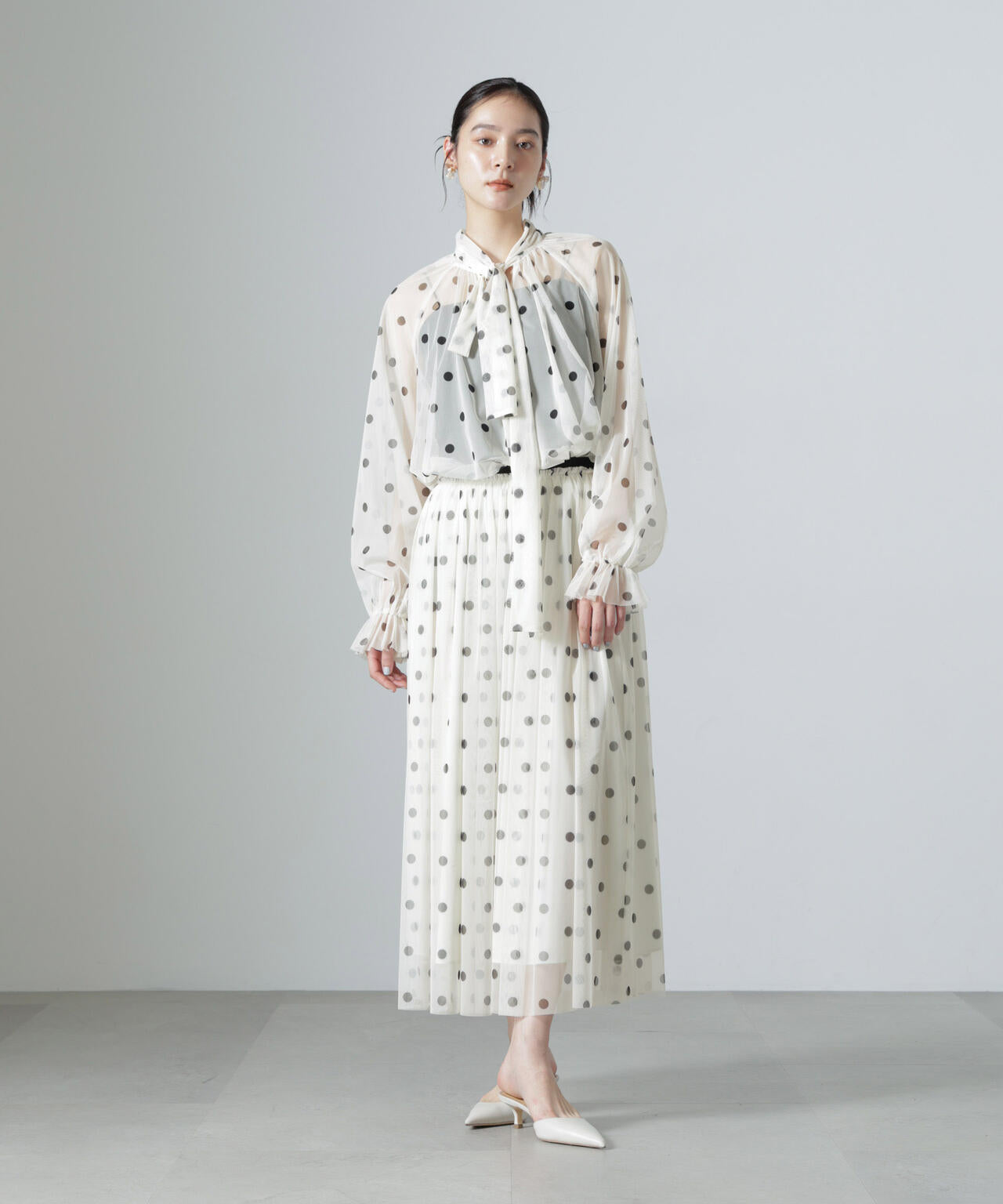 troisiemechaco/DOT×TULLE スカート(セットアップ可) 6716230006