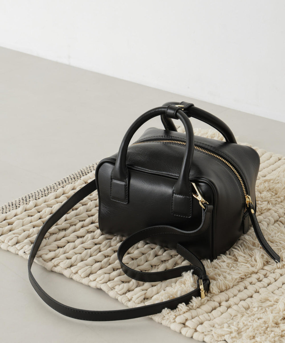 GIORGIA MILANI/レザーミニボストンバッグ 6716232260