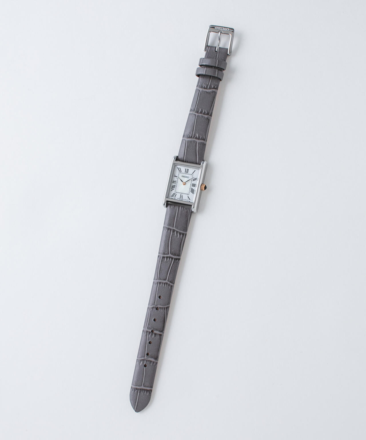 SEIKO/セイコー コラボレーション スクエア シルバー×グレー 6716237003