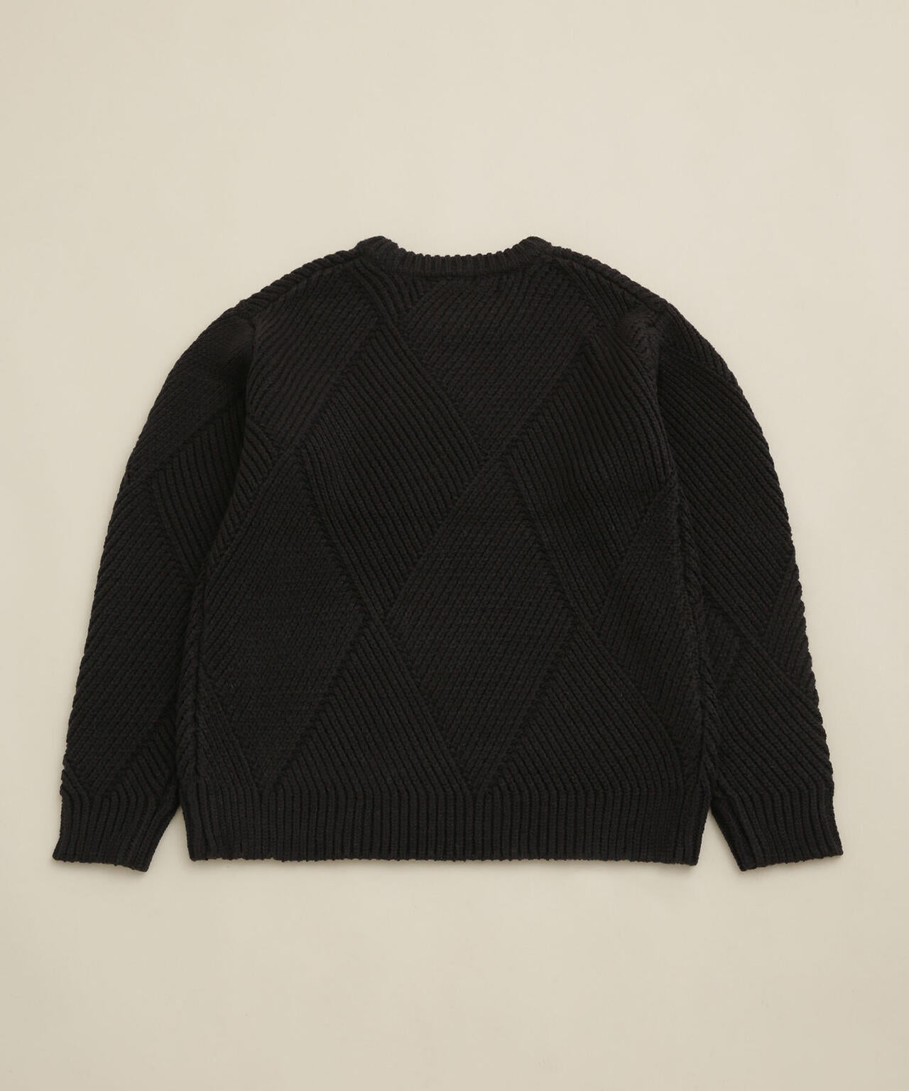 LB.04/ビッグダイヤ柄ジャガードニット 6723122204