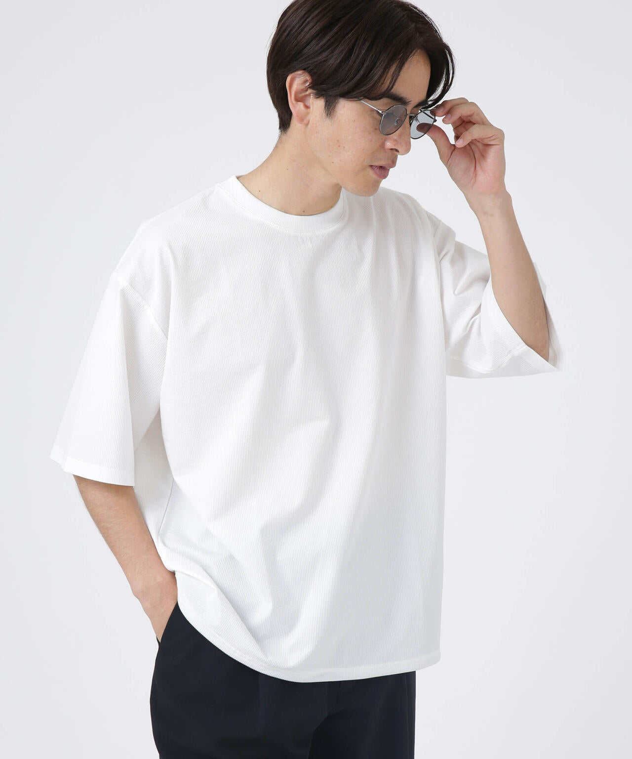 LB.04/シルケットサッカーワイドTシャツ 6723124224