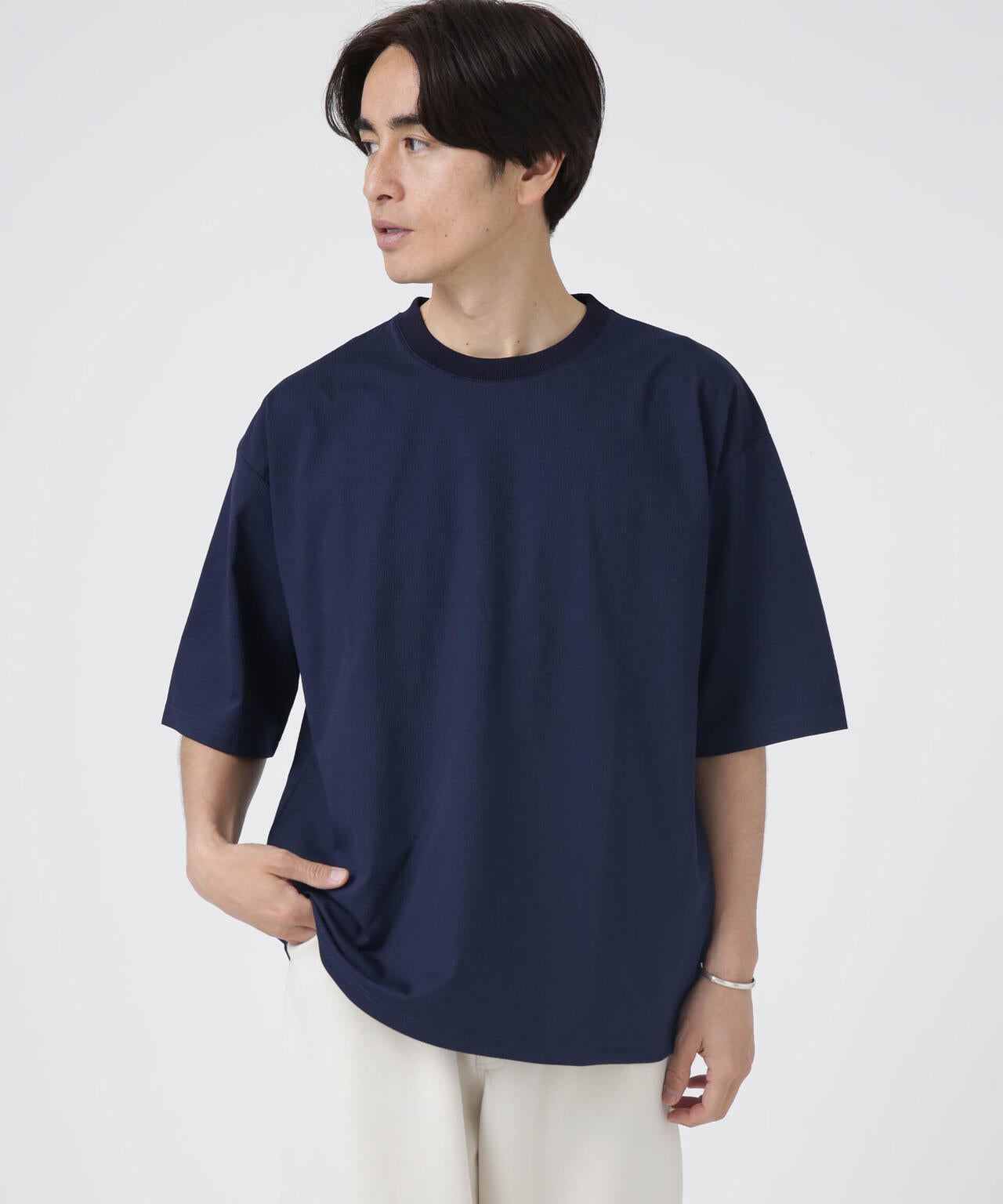 LB.04/シルケットサッカーワイドTシャツ 6723124224