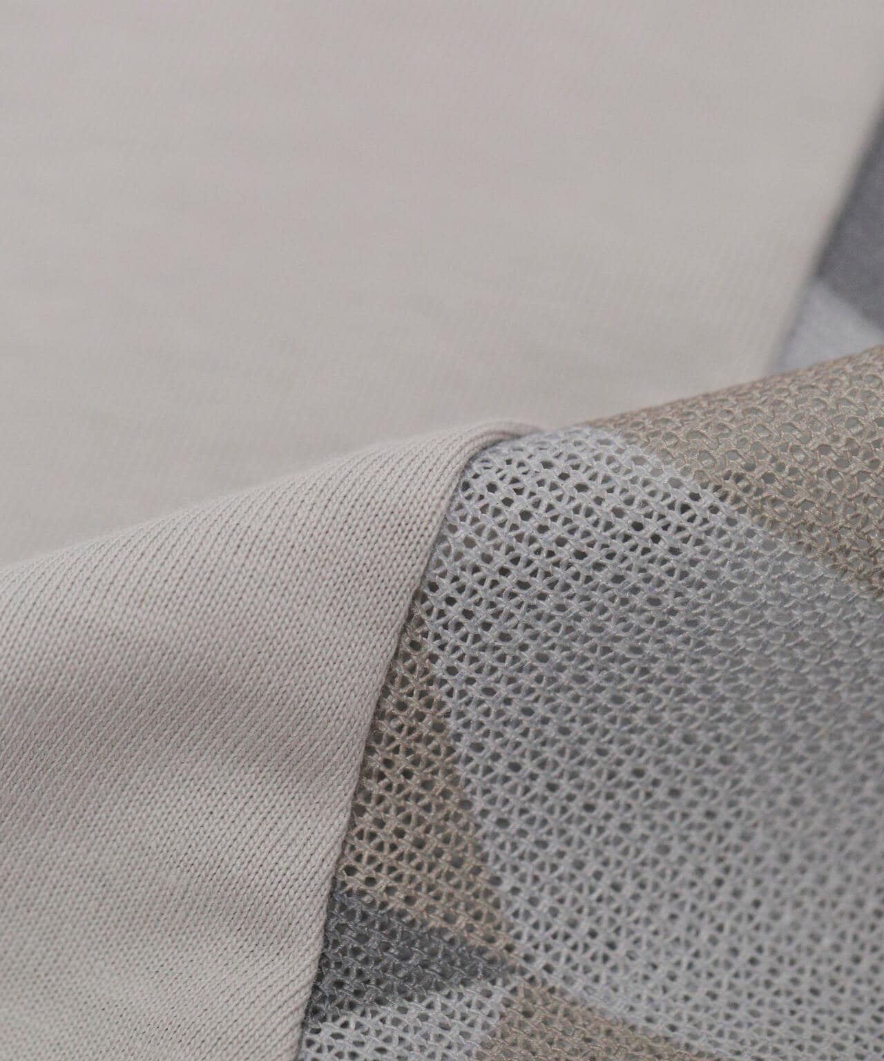 LB.04/幾何学切り替えTシャツ 6723124243