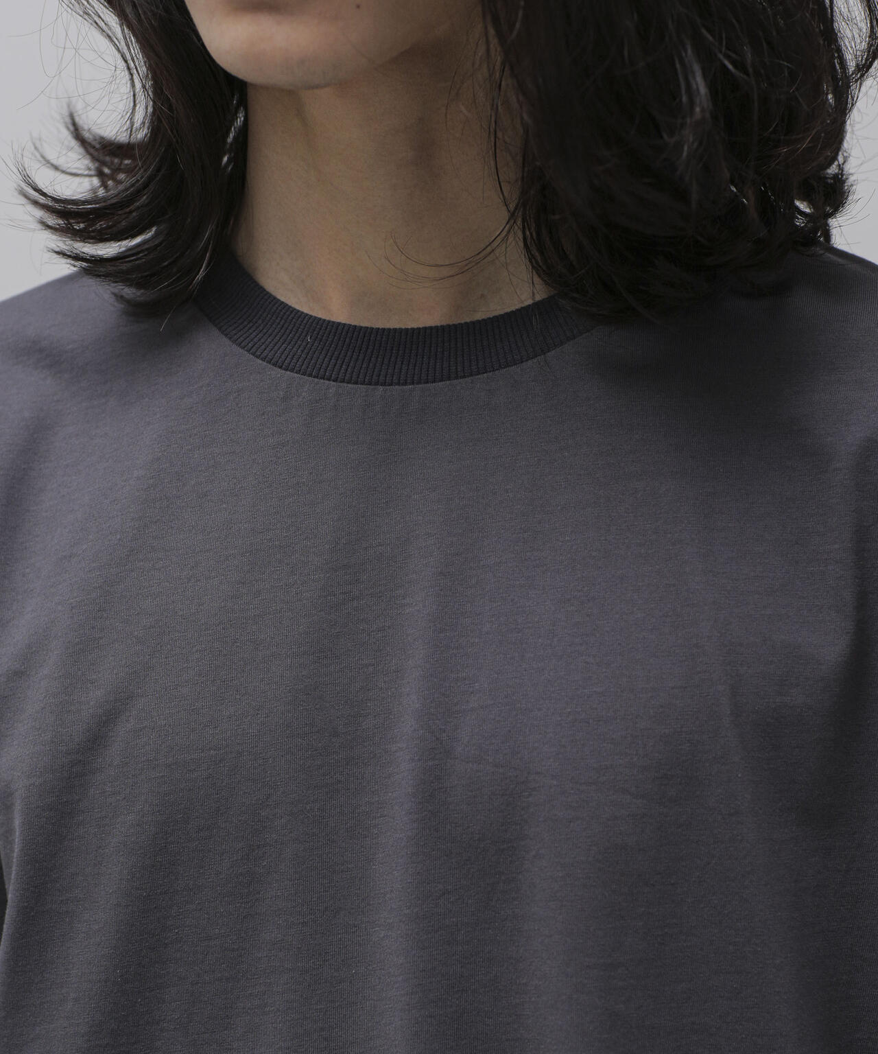 LB.04/幾何学切り替えTシャツ 6723124243