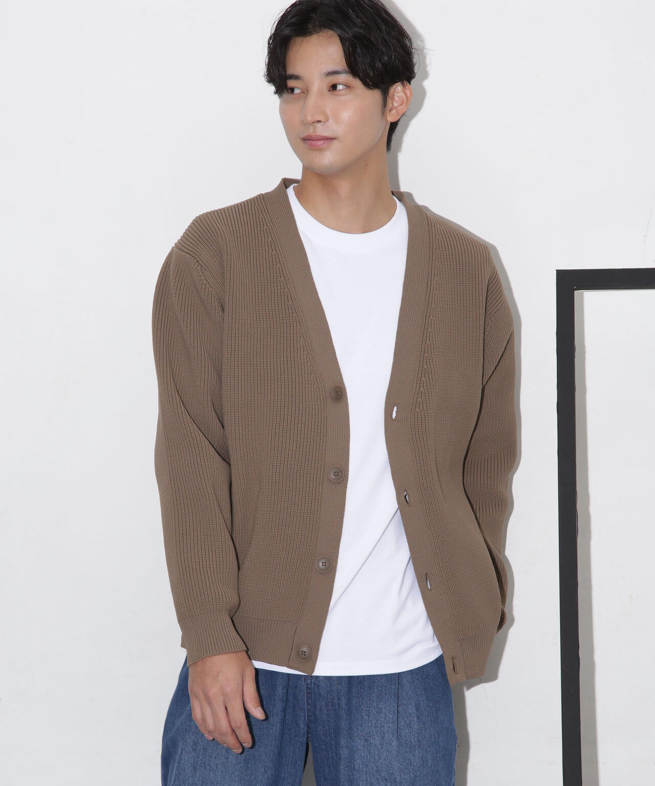 ウォッシャブルワイドカーディガン 6723222211