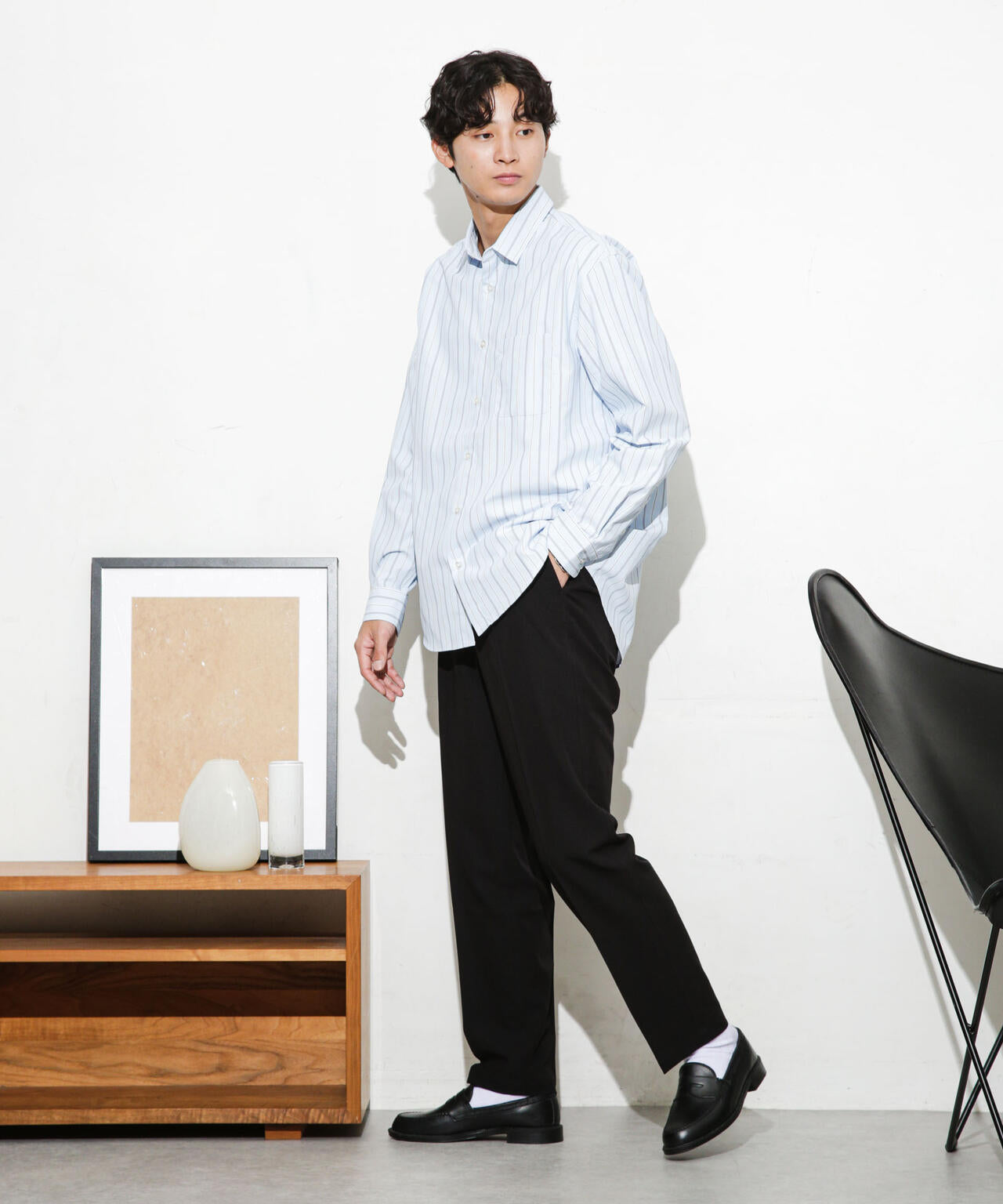 ALWAYS EASY ワンタックスラックス 6723227203