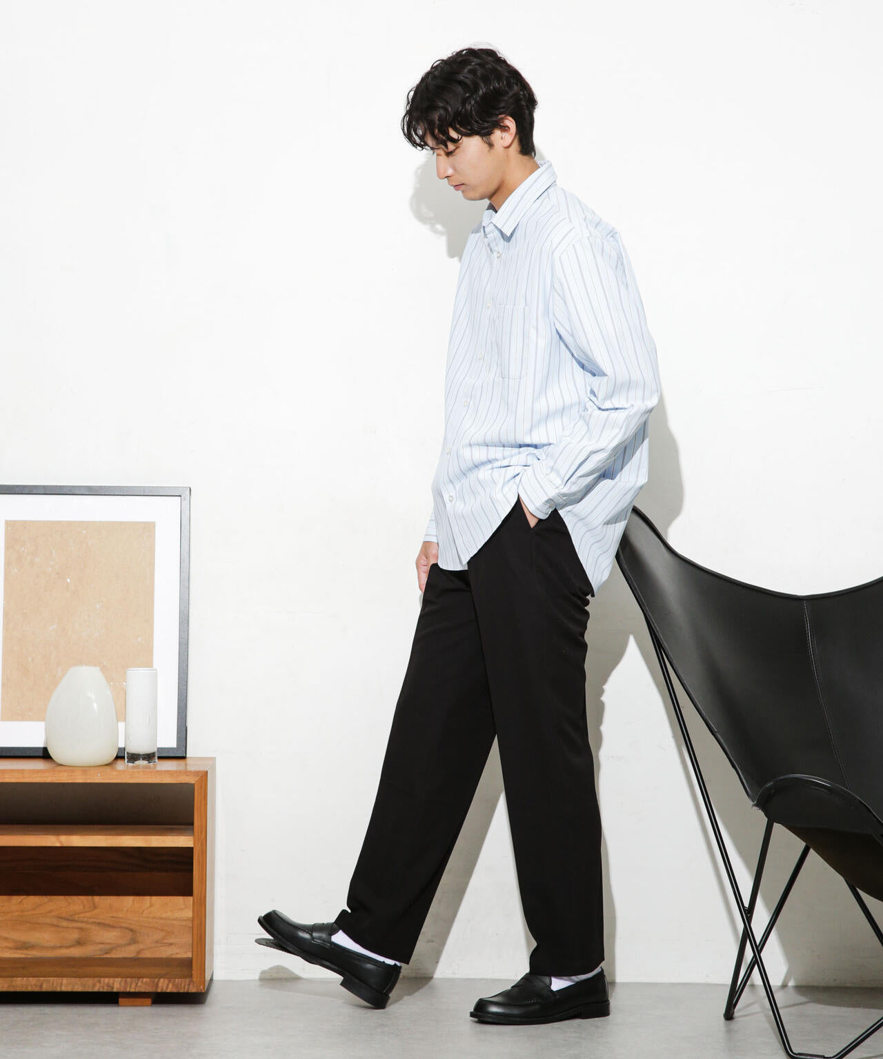 ALWAYS EASY ワンタックスラックス 6723227203