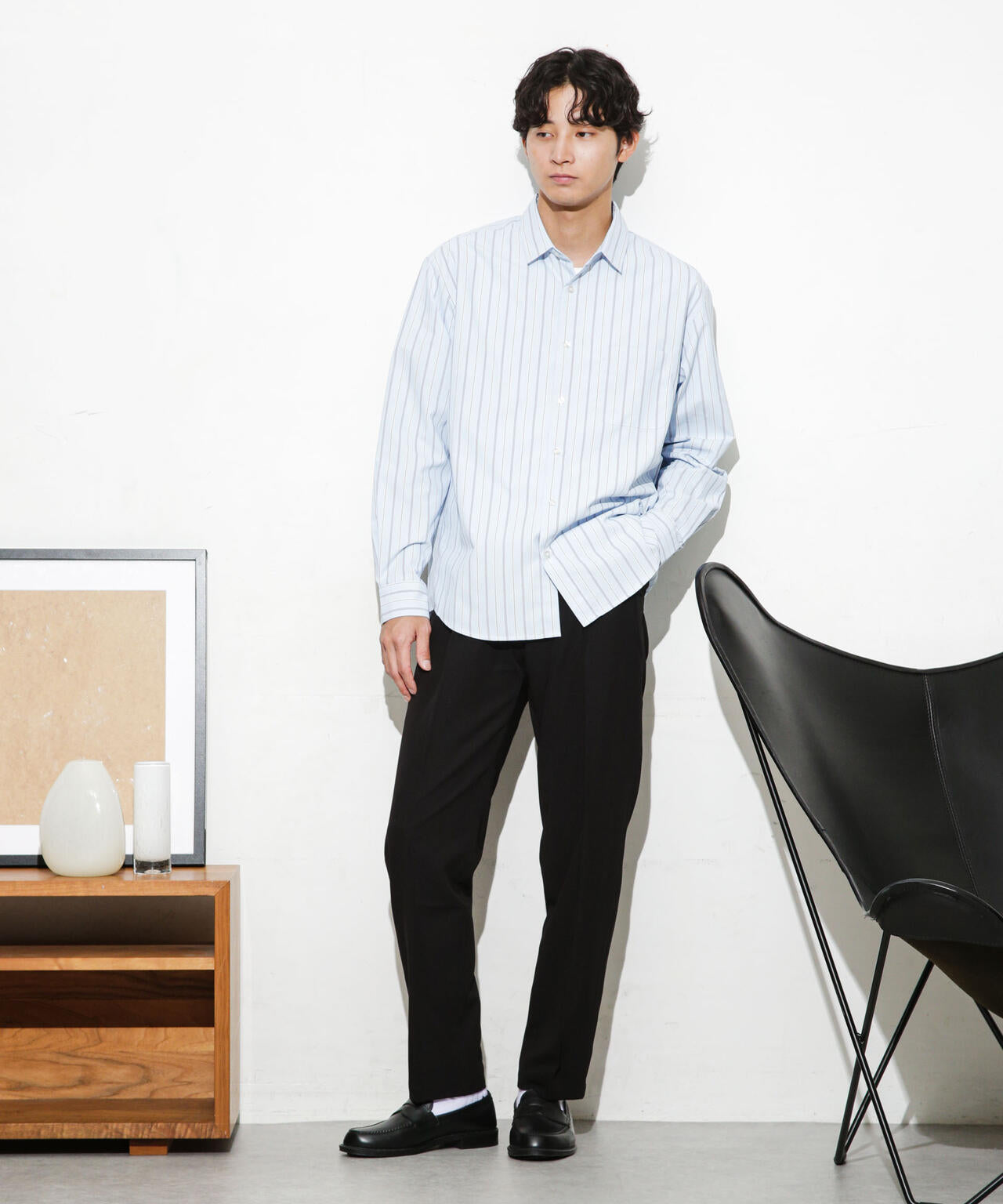 ALWAYS EASY ワンタックスラックス 6723227203