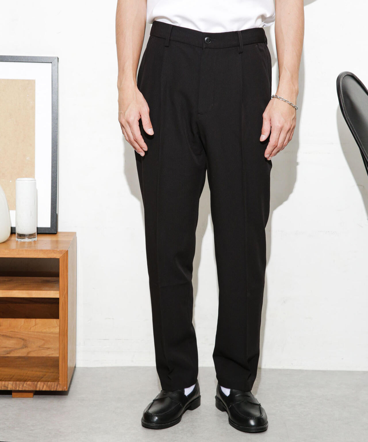 ALWAYS EASY ワンタックスラックス 6723227203