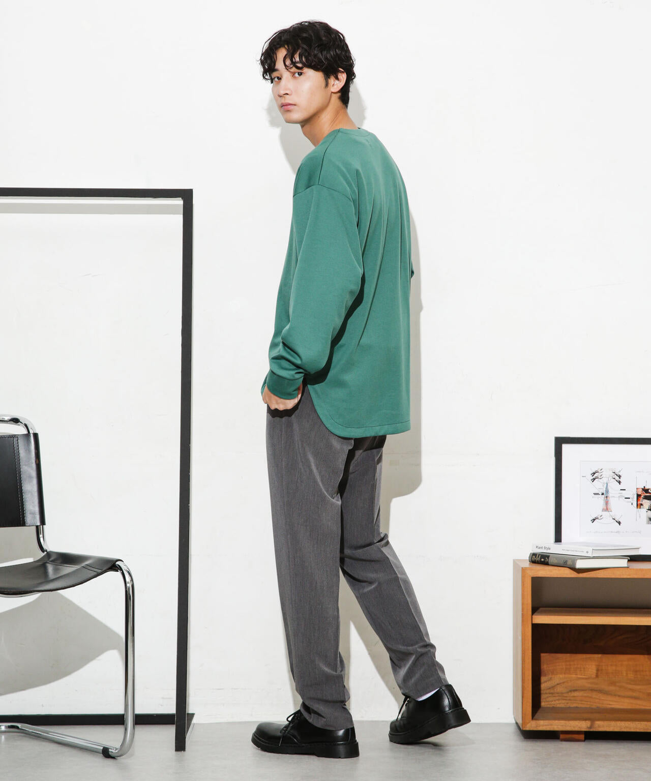 ALWAYS EASY ワンタックスラックス 6723227203