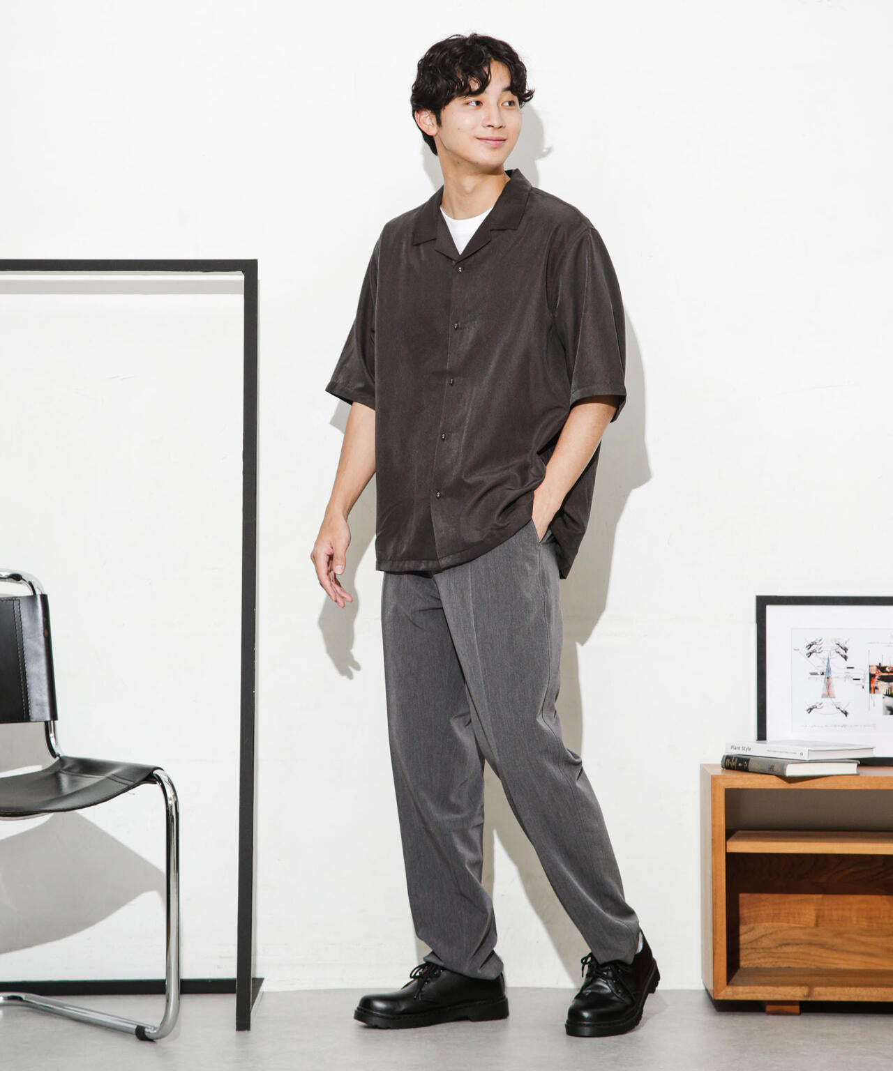 ALWAYS EASY ワンタックスラックス 6723227203