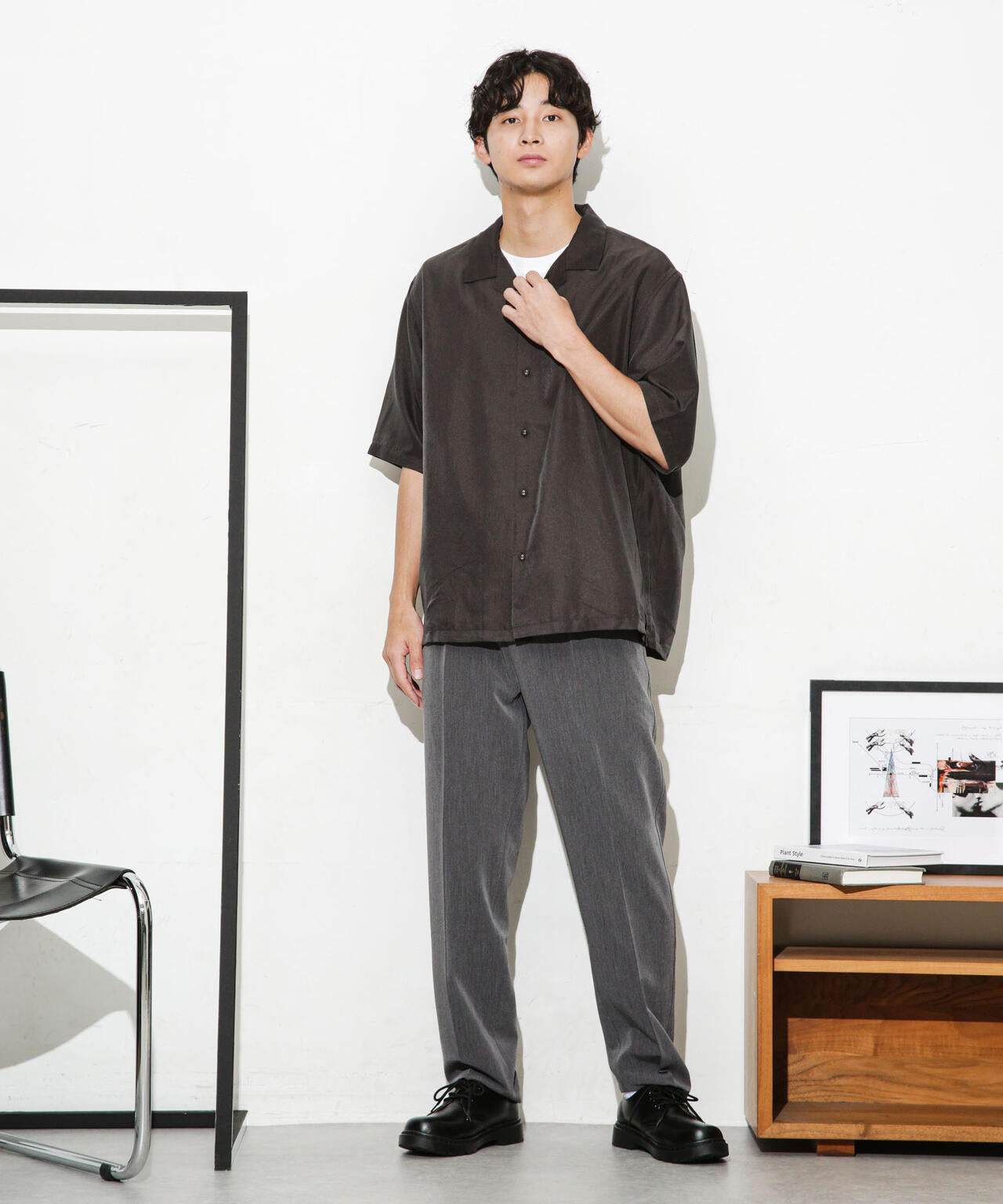 ALWAYS EASY ワンタックスラックス 6723227203