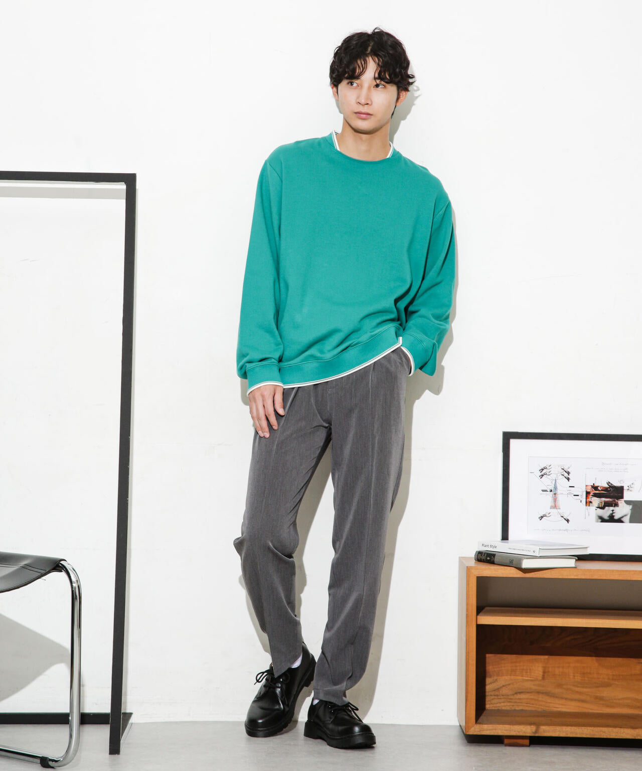 ALWAYS EASY ワンタックスラックス 6723227203