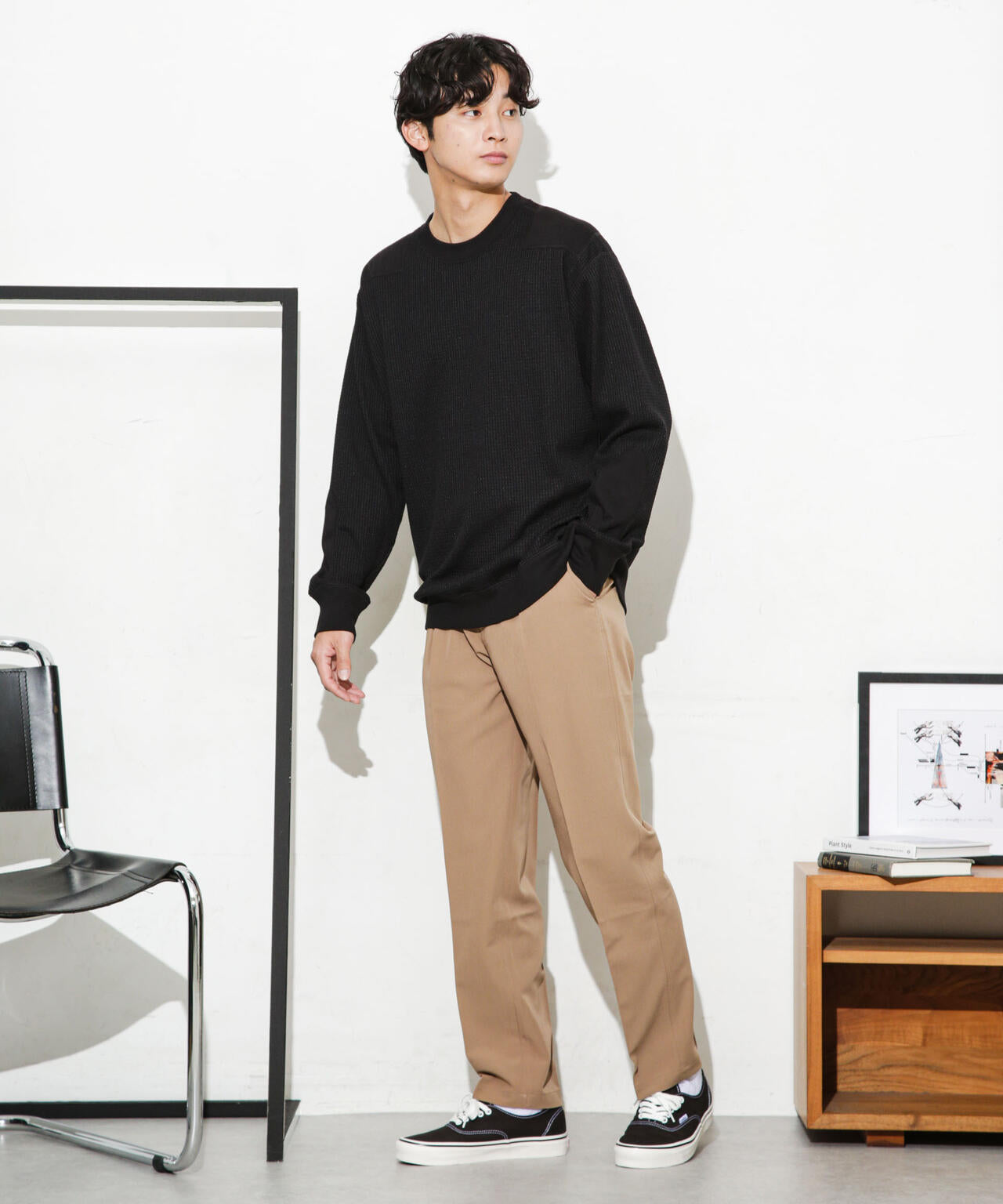 ALWAYS EASY ワンタックスラックス 6723227203