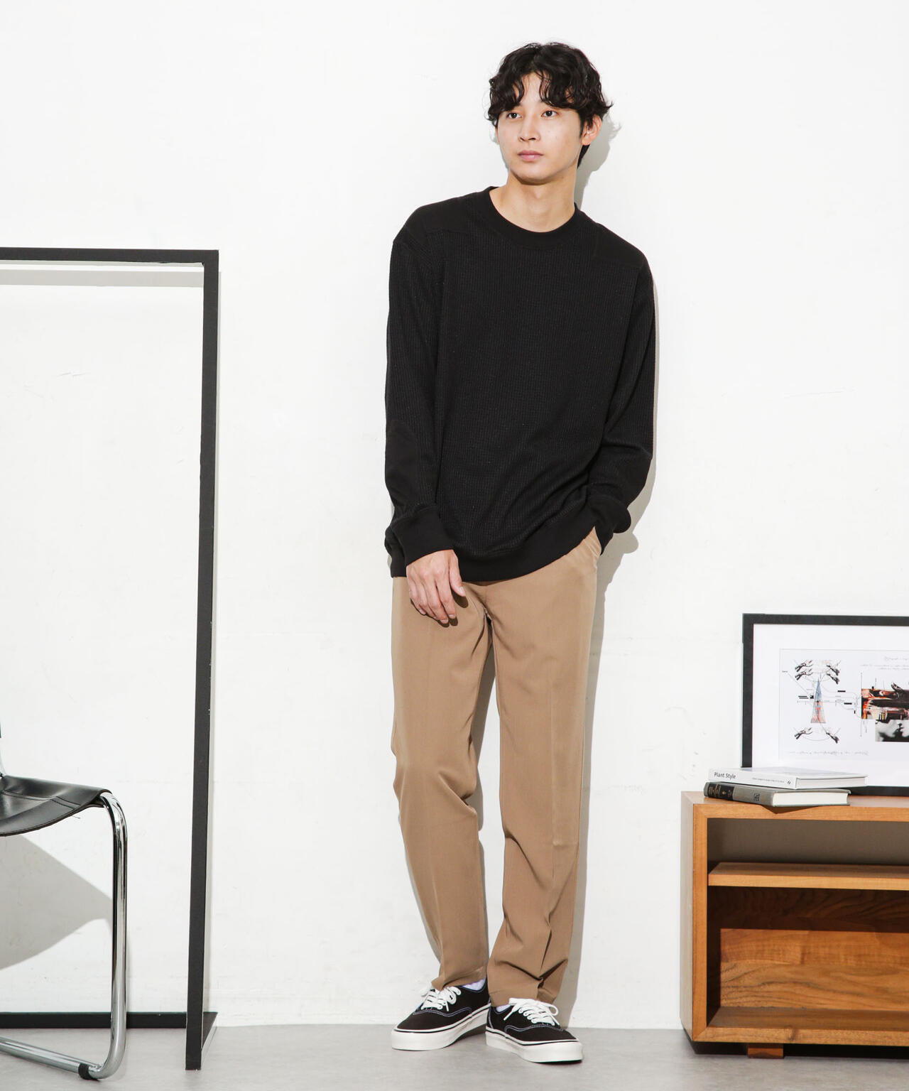 ALWAYS EASY ワンタックスラックス 6723227203