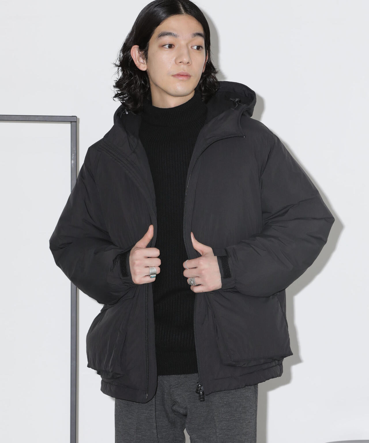 パテッドフードブルゾン 6724112204