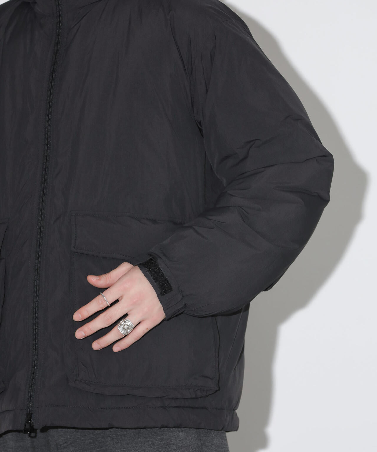 パテッドフードブルゾン 6724112204