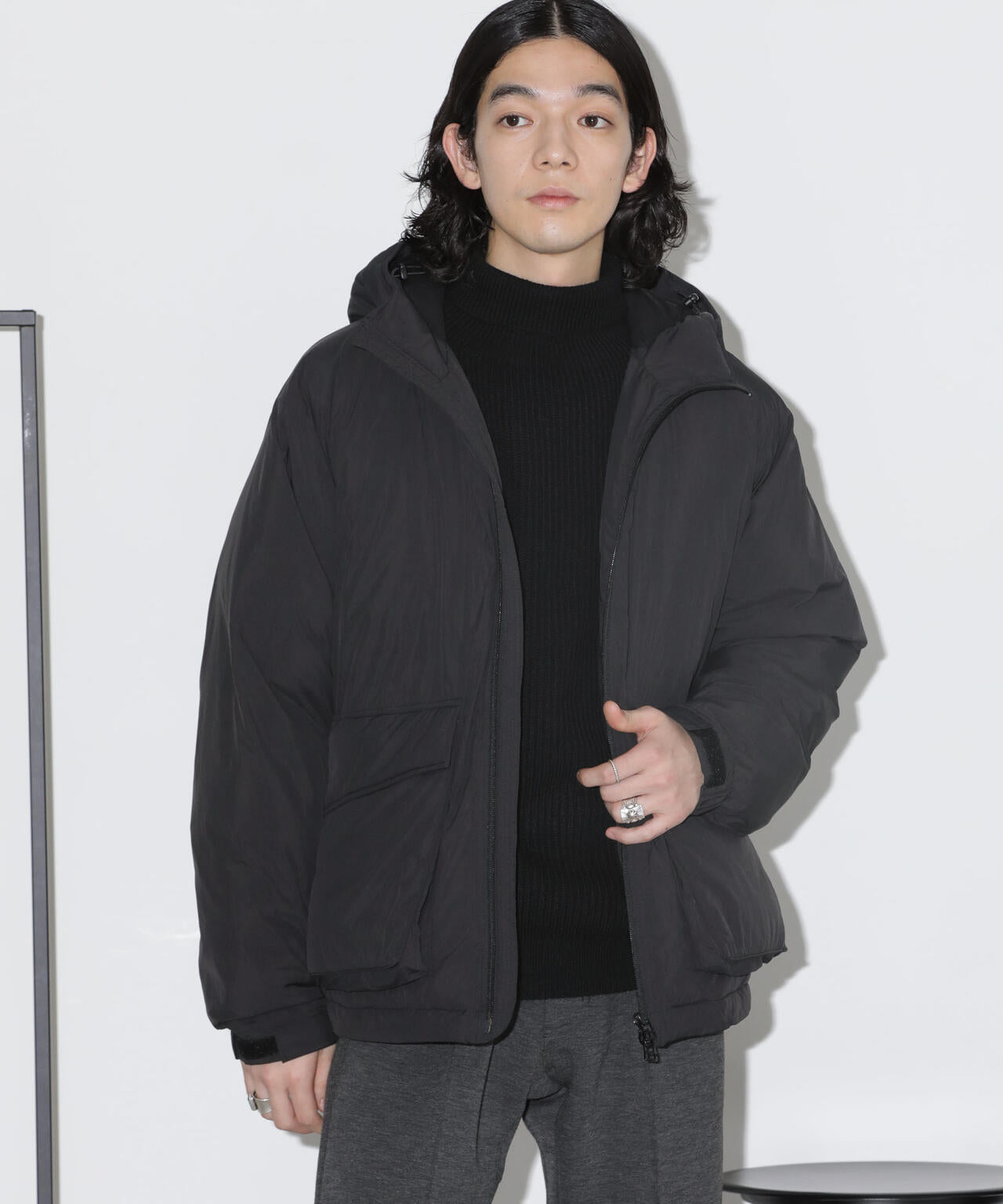 パテッドフードブルゾン 6724112204