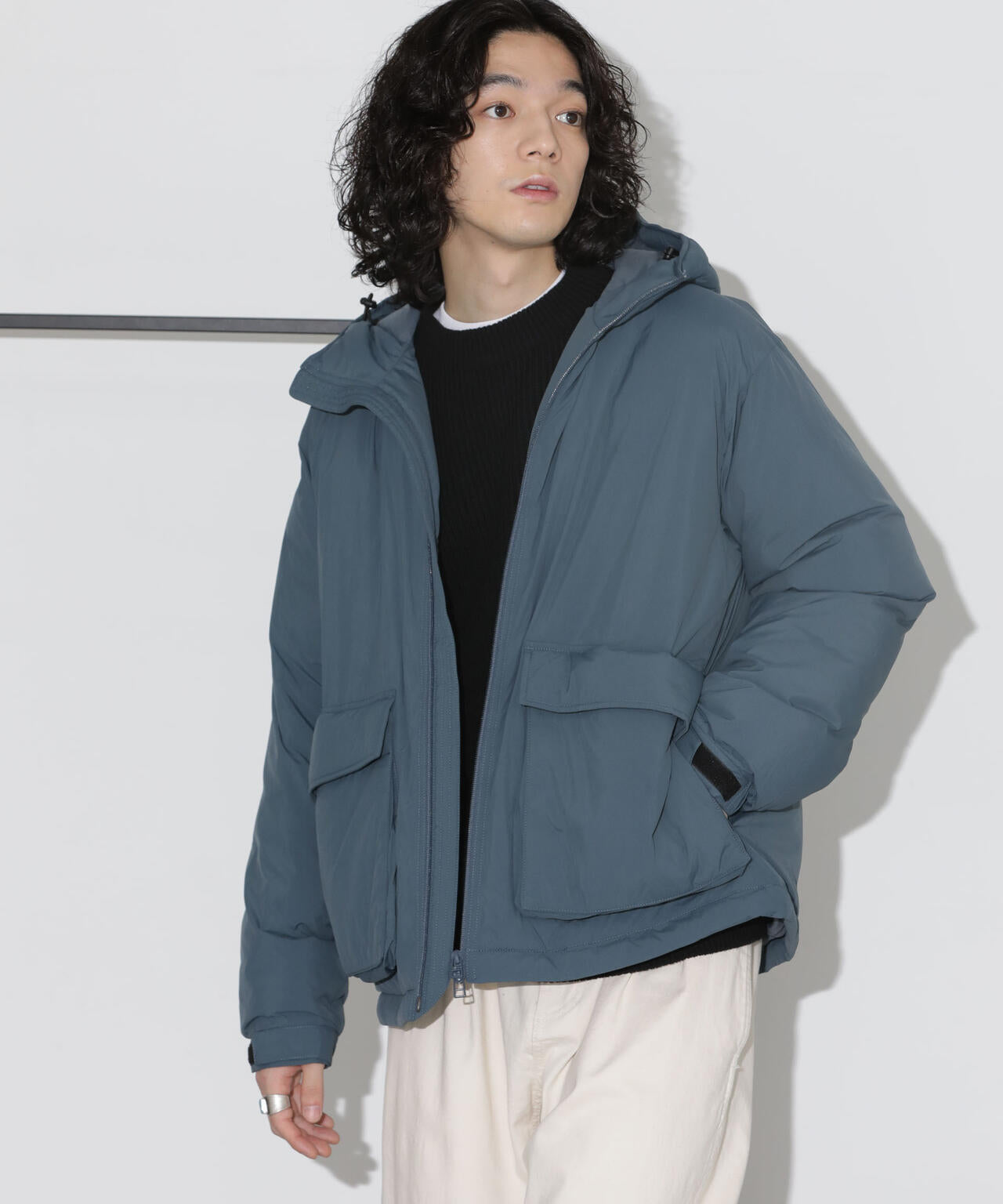 パテッドフードブルゾン 6724112204