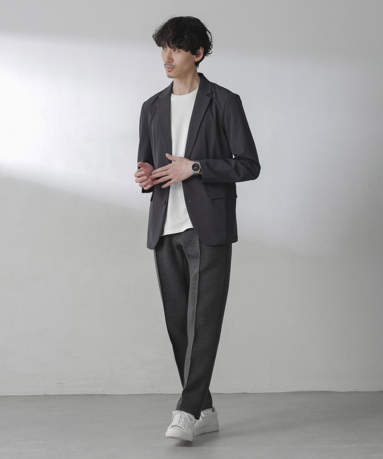 ライトウェイトストレッチジャケット(セットアップ可) 6724116202